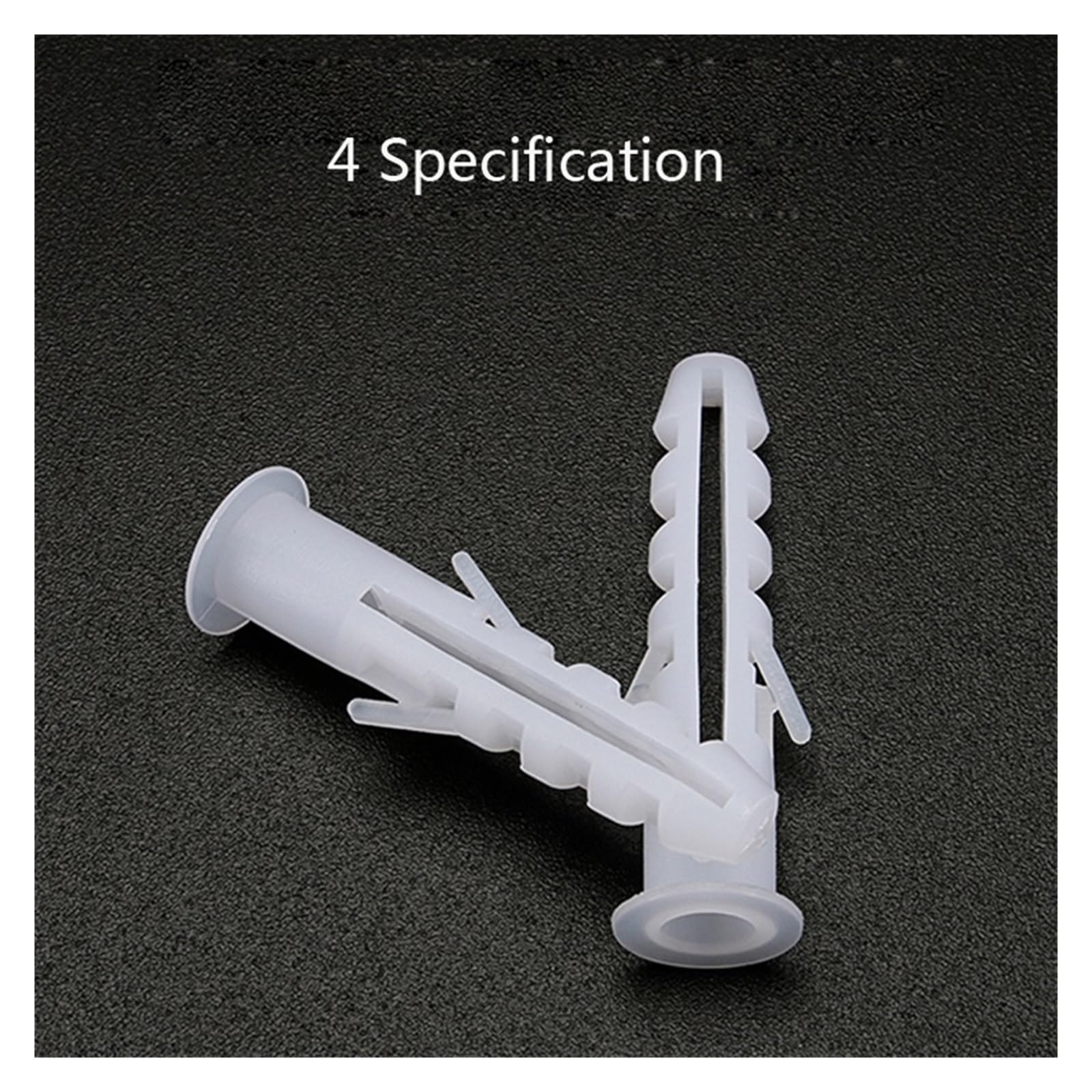 Set di tasselli, Tasselli di espansione in plastica con Viti a Testa Phillips, Confezione da 50/100 Pezzi, Dimensioni M6/M8/M10/M12(M8*100pcs)