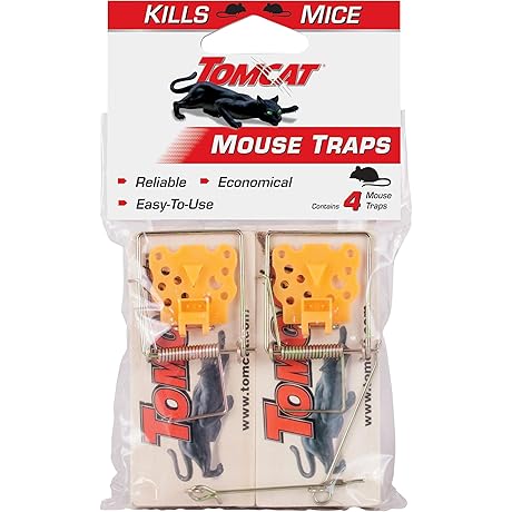 Tomcat Mouse Trap: Effective Spring-Loaded Cheese Trap
