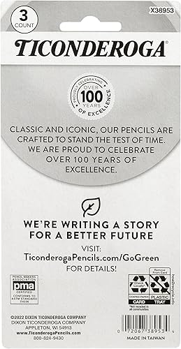 Miniatura 9 de TICONDEROGA - Borradores en forma de lápiz amarillo paquete de 36 38936