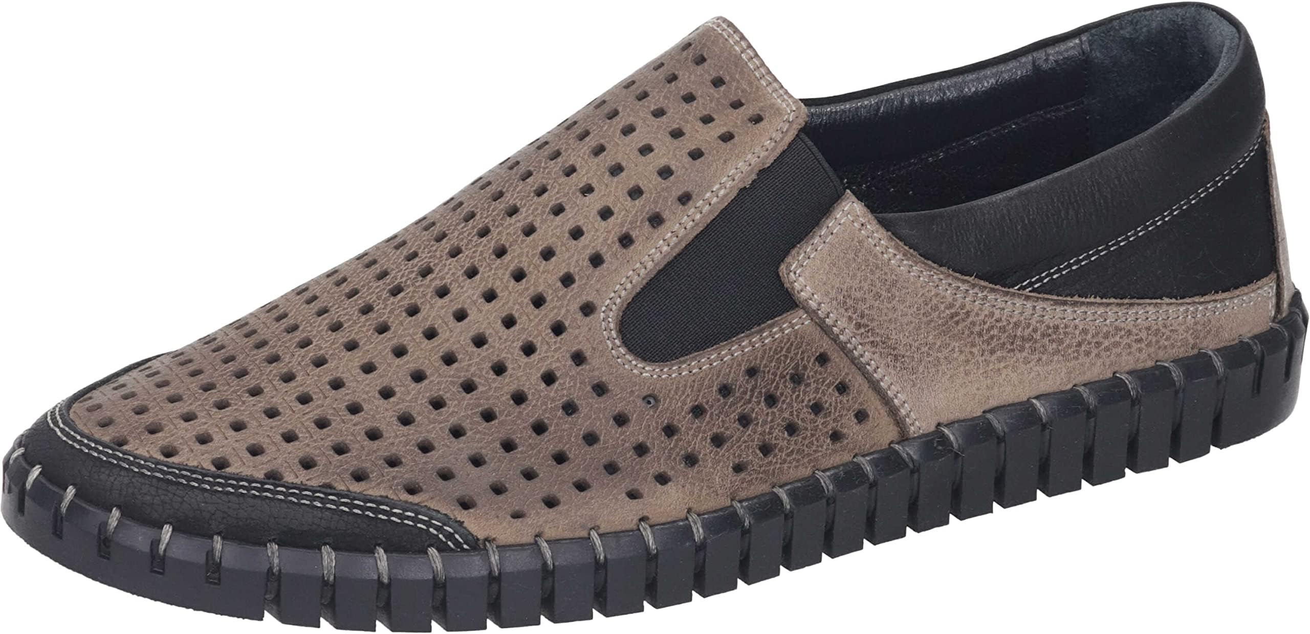 Manitu Herren Slipper Braun (2)