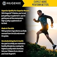 Vista 5 de Nugenix Essentials Tribulus Terrestris - Extracto para hombres, 95% de saponinas totales, 1000 mg de alta potencia, extra fuerte, 60