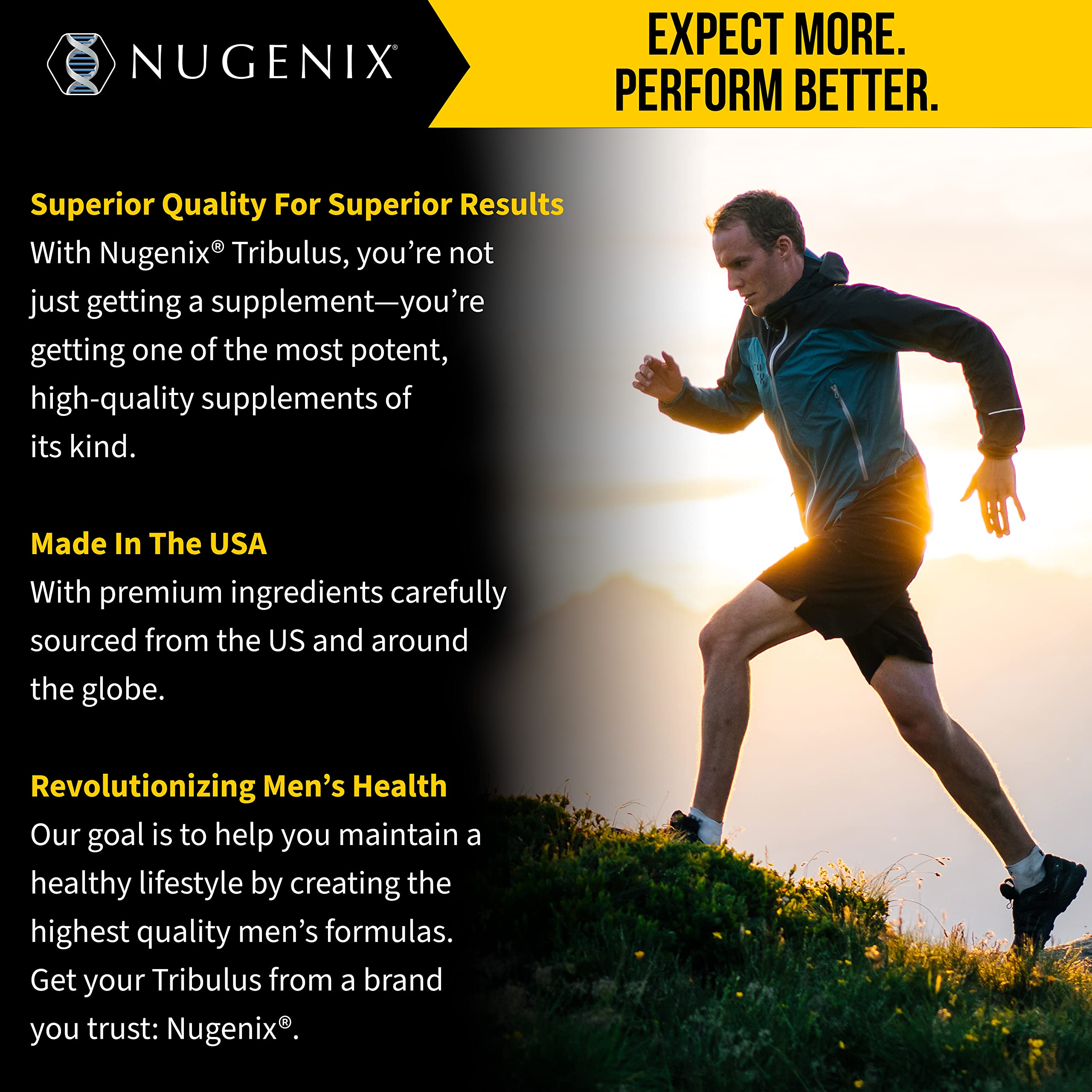 Nugenix Essentials Tribulus Terrestris for Men Extract - 60 Count — Amazon image 3