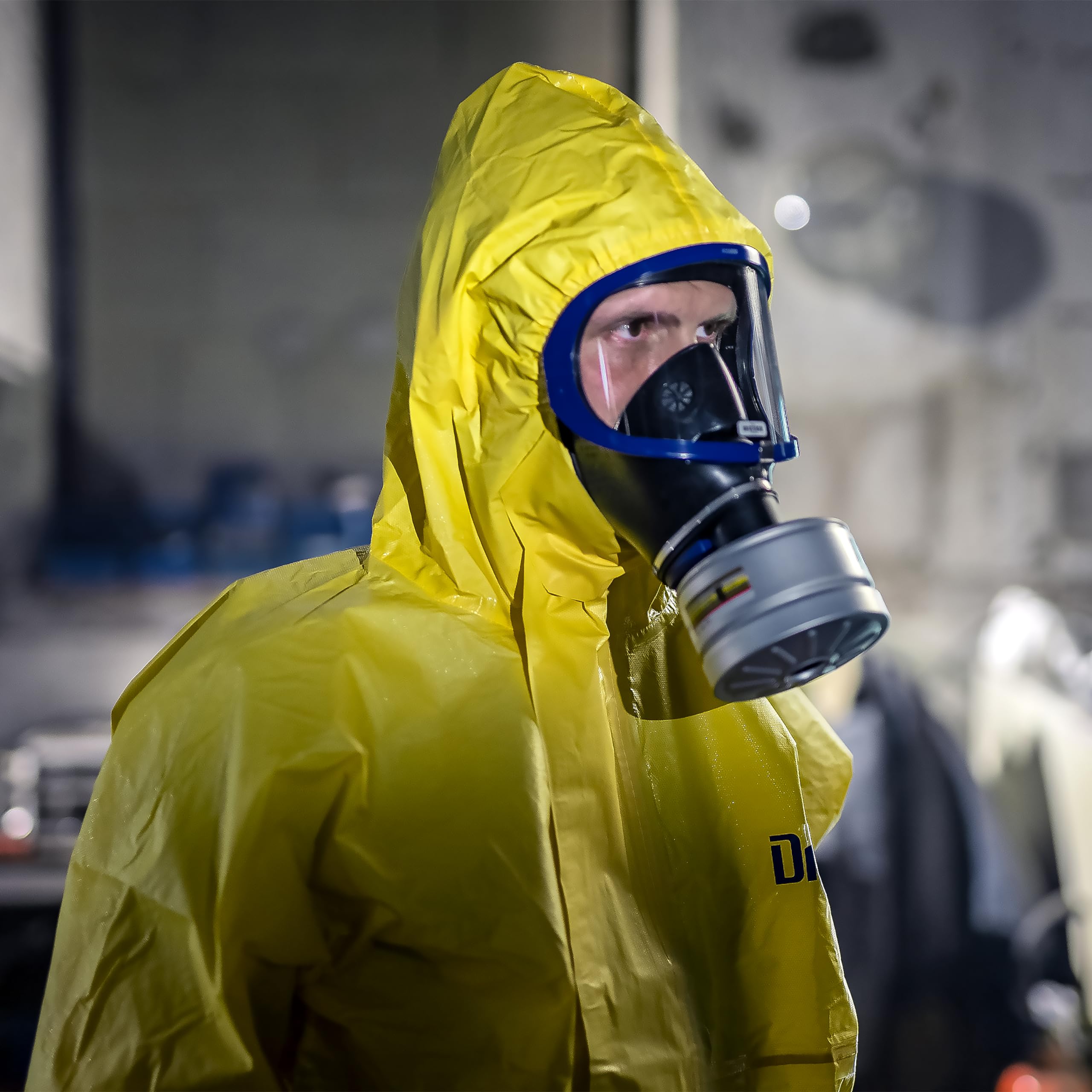 Dräger X-plore 6300 - Máscara de protección completa con filtro A2B2E2K2 HG P3 R D de rosca Rd40, máscara de gas para trabajos químicos y construcción