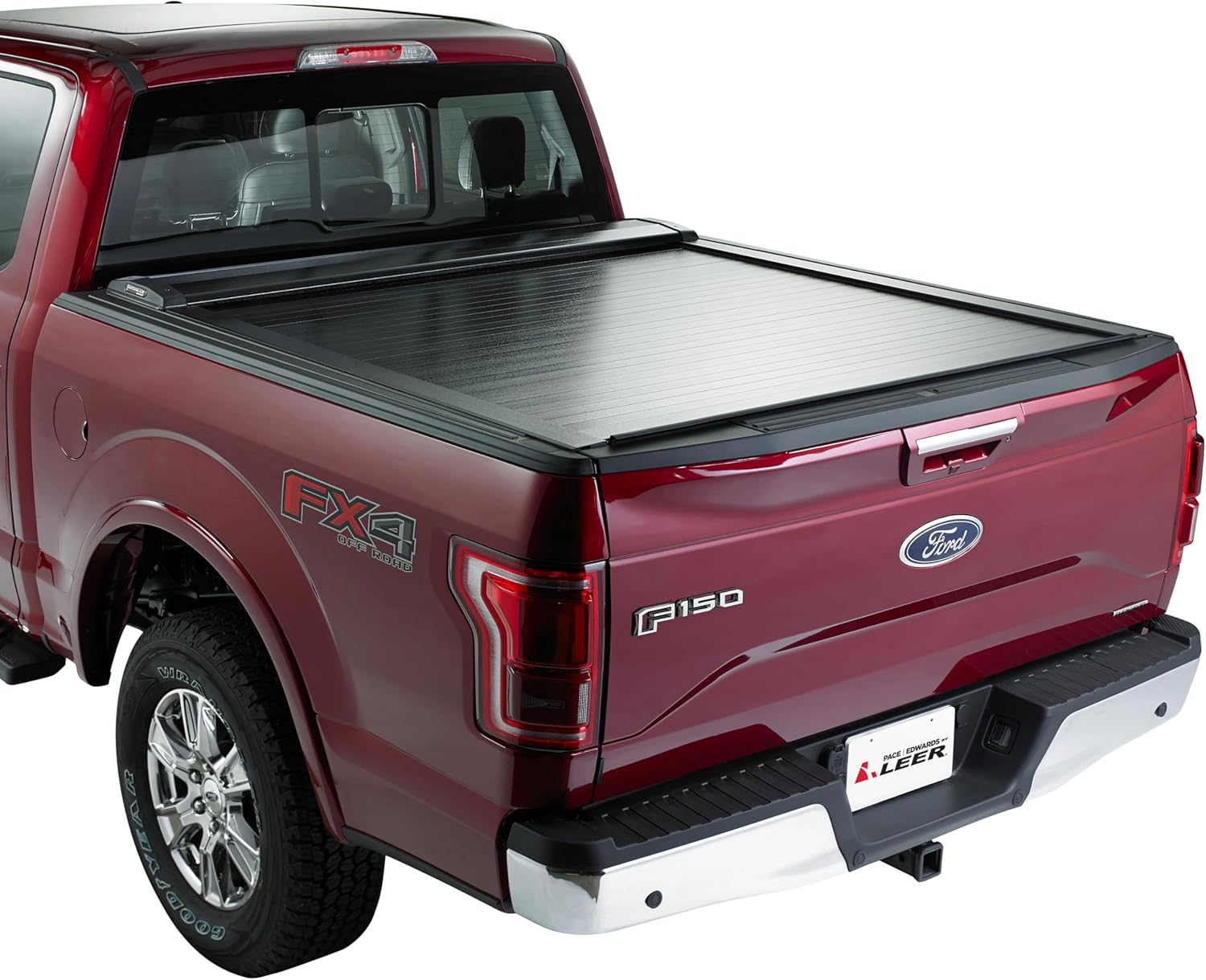 Pace Edwards Switchblade Retractable Truck Bed Tonneau Cover, Fits Ford F-150 Super Crew and Super Cab, Years 2021-2024, 5'6" Truck Bed, Black