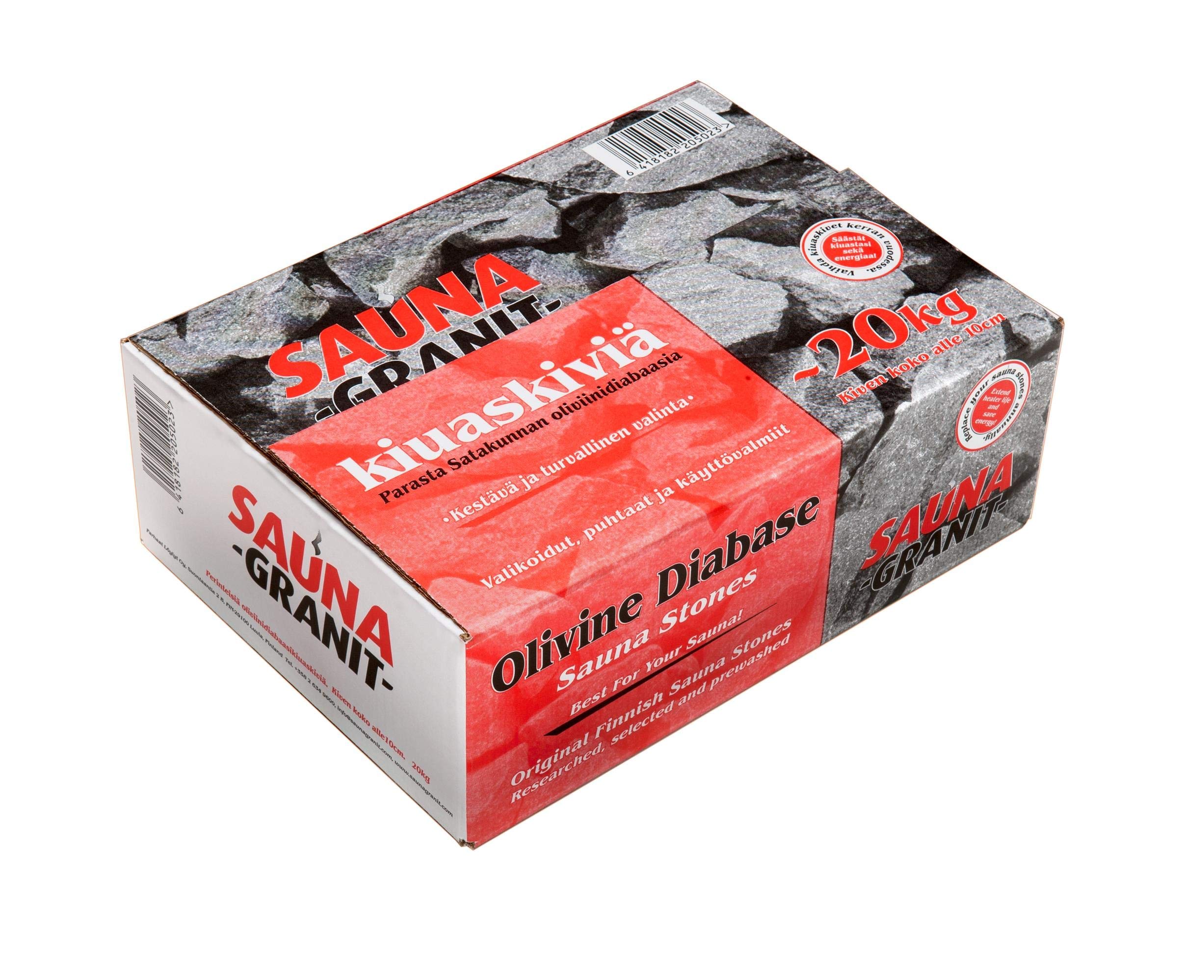 SaunaSteine Größe 1 20kg
