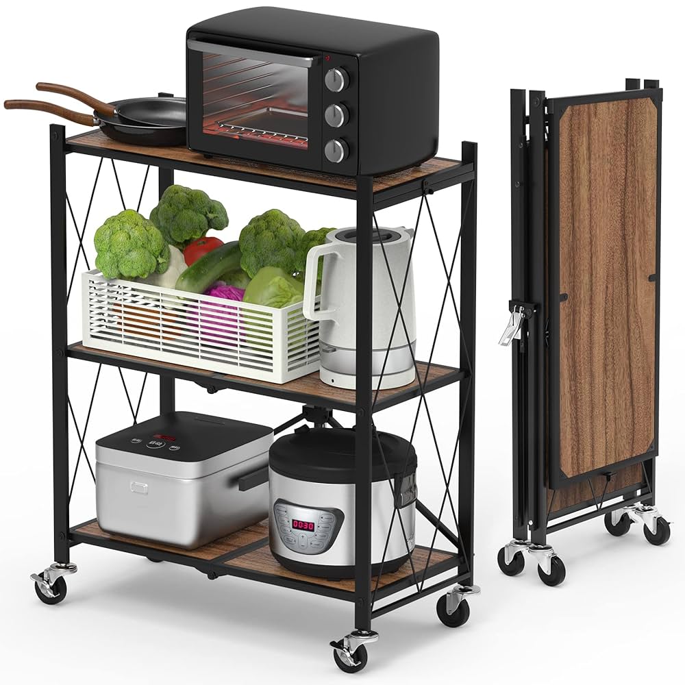 Amazon｜Aka Supaku 折りたたみラック スチールラック 3段