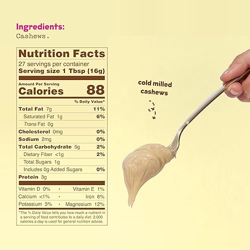 Miniatura 2 de JOI - Paquete de concentrado de anacardo de almendras sin azúcar, paquete de 3 x 27 porciones, vegano, kosher, estable en el estante, apto para