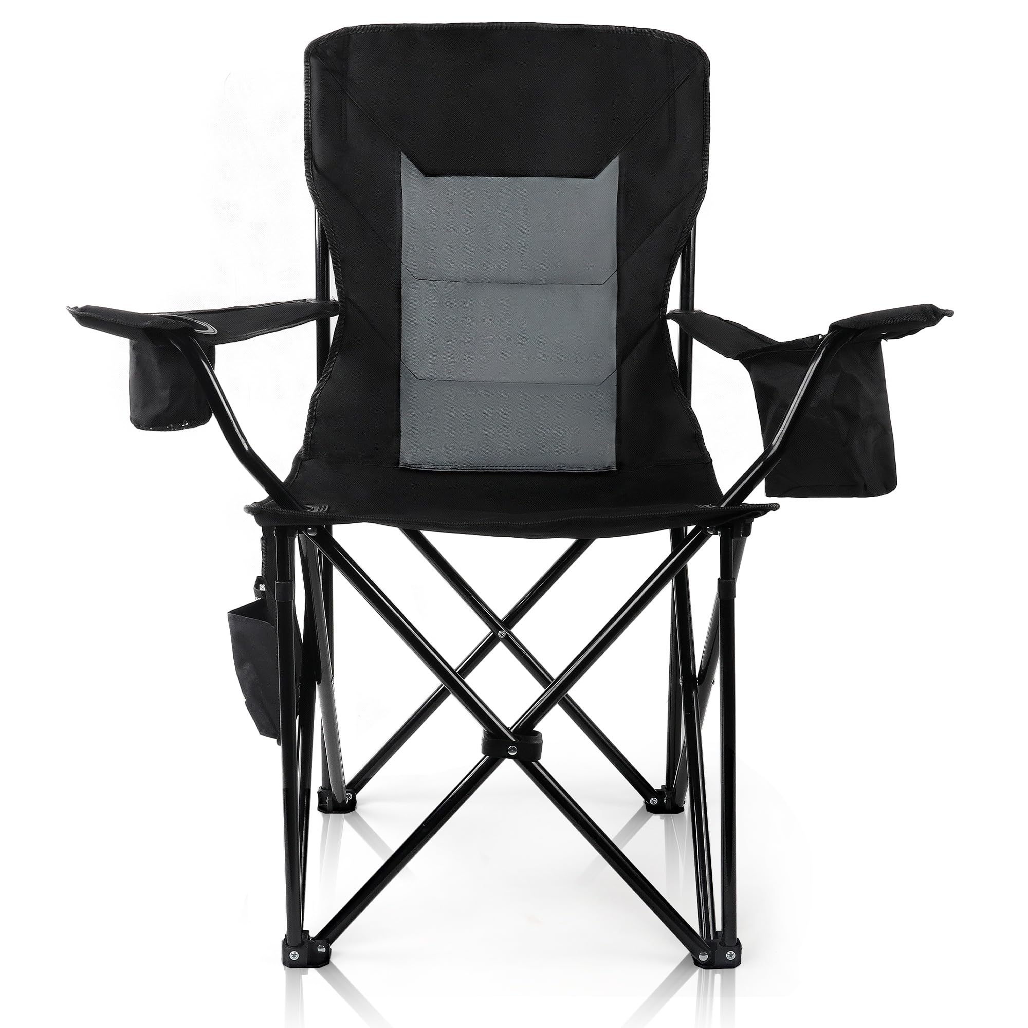 CALIYO Campingstuhl Faltbar klappstuhl Camping Stuhl Chair Sofa, Strandstuhl Faltbar Leicht Hoher Tragkraft von 120 kg, Angelstuhl Campingsessel Bequem für Reisen zu Hause und im Freien
