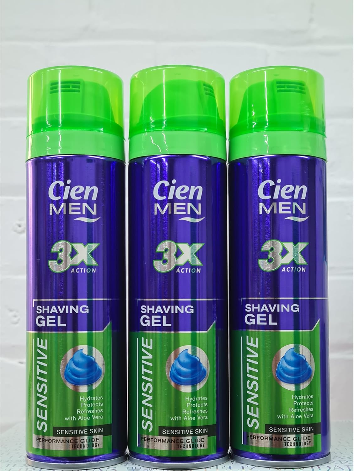 Cien 3X Action Shaving Gel for Sensitive Skin 200mL [ x3 ] Amazon