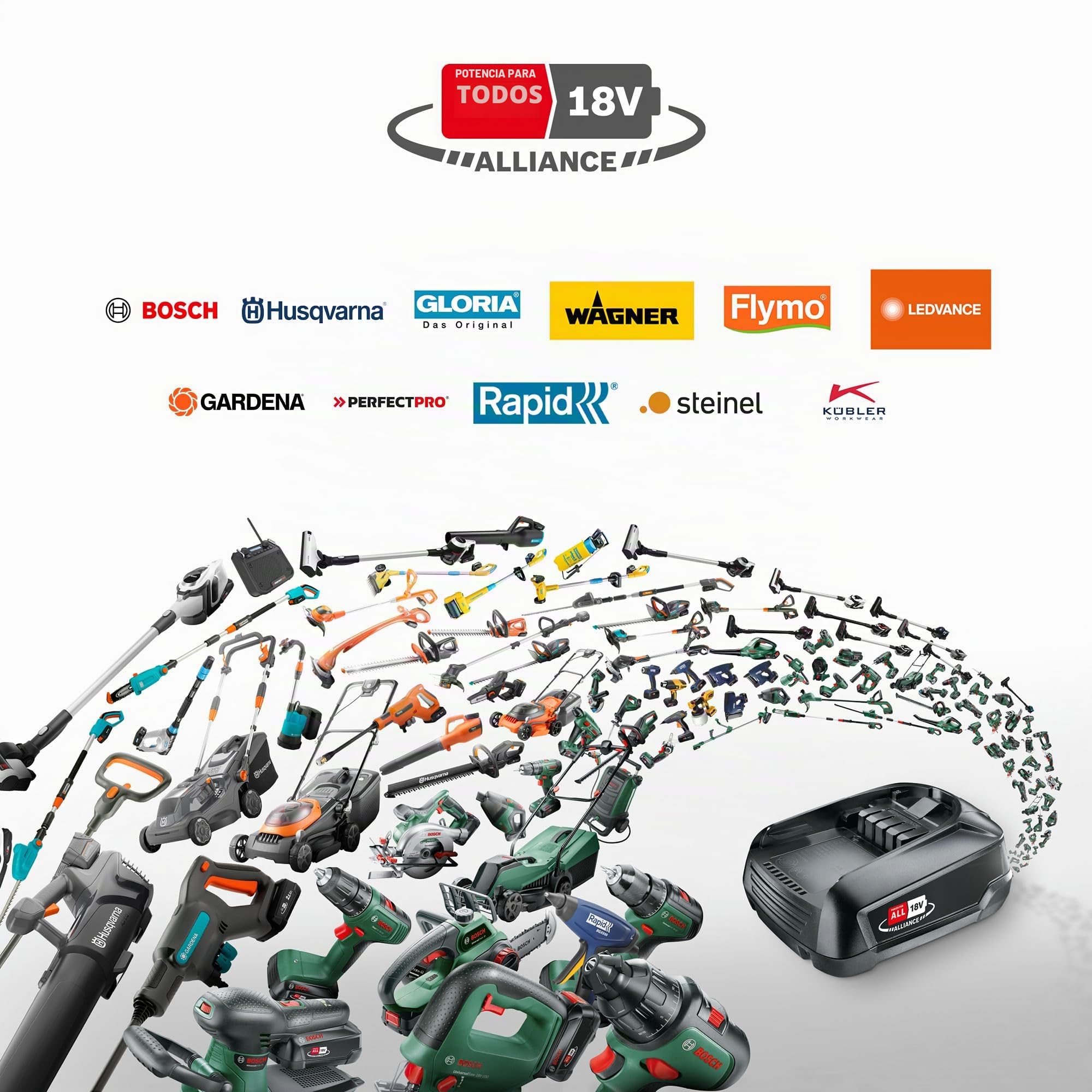 Bosch Home and Garden UniversalHedgeCut 18V-50, Cortadora de Setos a Batería, Sin Batería, Sistema de 18 Voltios, Longitud de la Sierra 50 cm, Embalaje en Caja