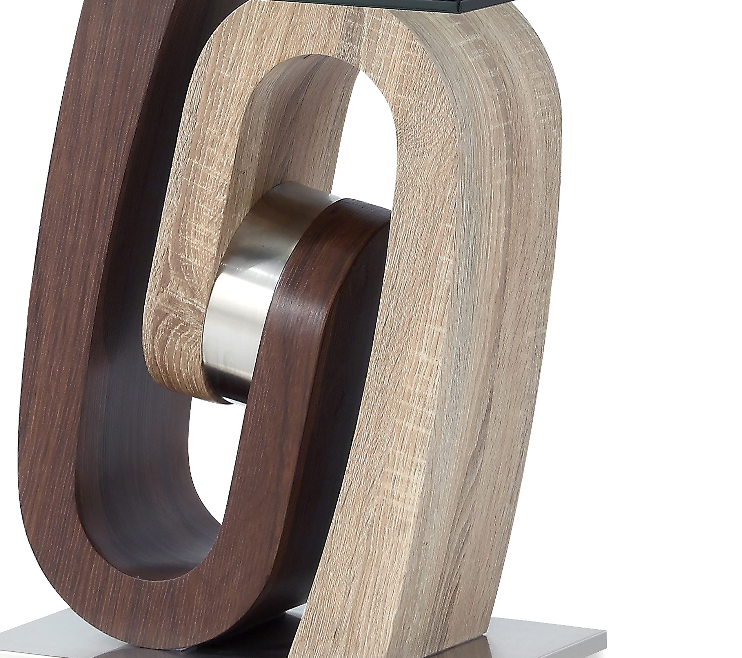 Global Furniture USA Global Furniture, Walnut Oak End Table, Does Not Apply