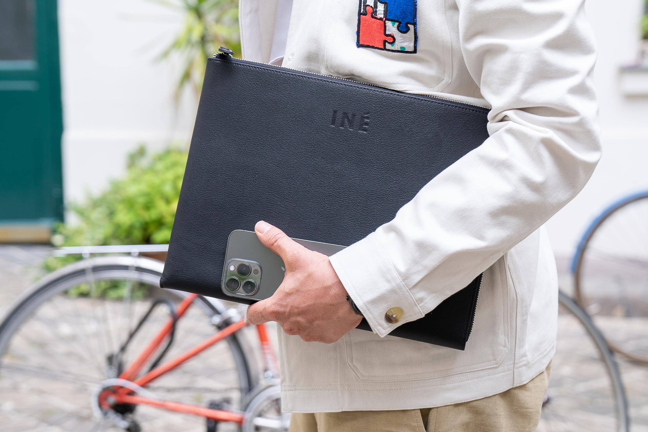 Custodia Laptop Xoopar In Pelle Riciclata - Borsa Portatile 14-15