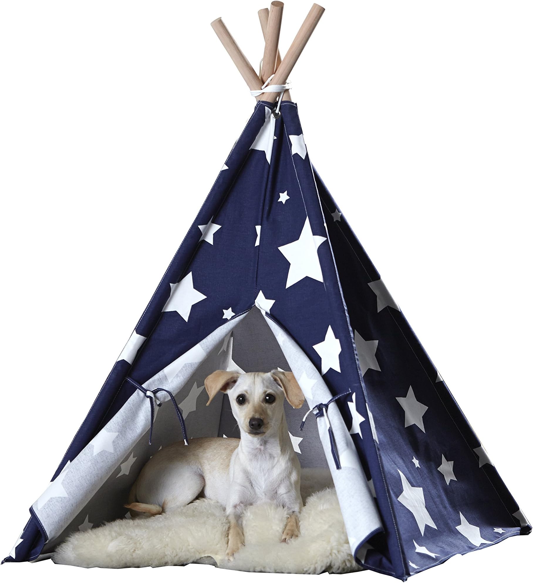 large dog teepee bed