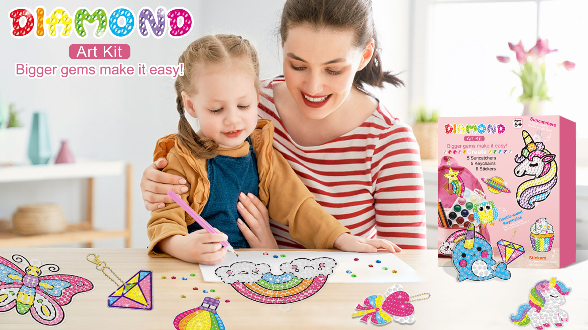 Amazon.com: BANBBUR 16 Pcs Gem Art for Kids Age 4-8 8-12,Kids Amazon.com: BANBBUR 16 Pcs Gem Art for Kids Age 4-8 8-12,Kids