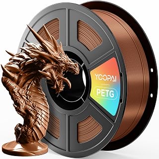 PETGフィラメント、ブラウンPETG、3Dプリンターフィラメント 1.75mm 1KG / 2.2lbs (2.2ポンド) ブラウン。