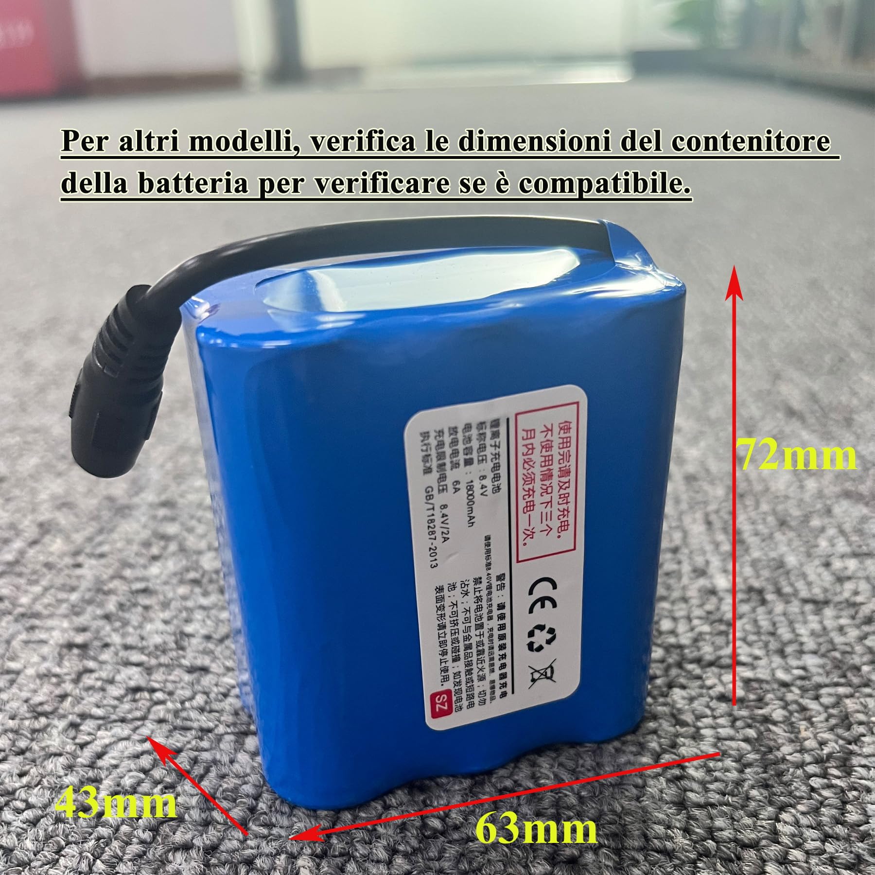 Batería recargable Lipo 7,4 V 18000 mAh para barco barco carpfishing batería de repuesto para barcos de pesca Batterias La RC bait boat