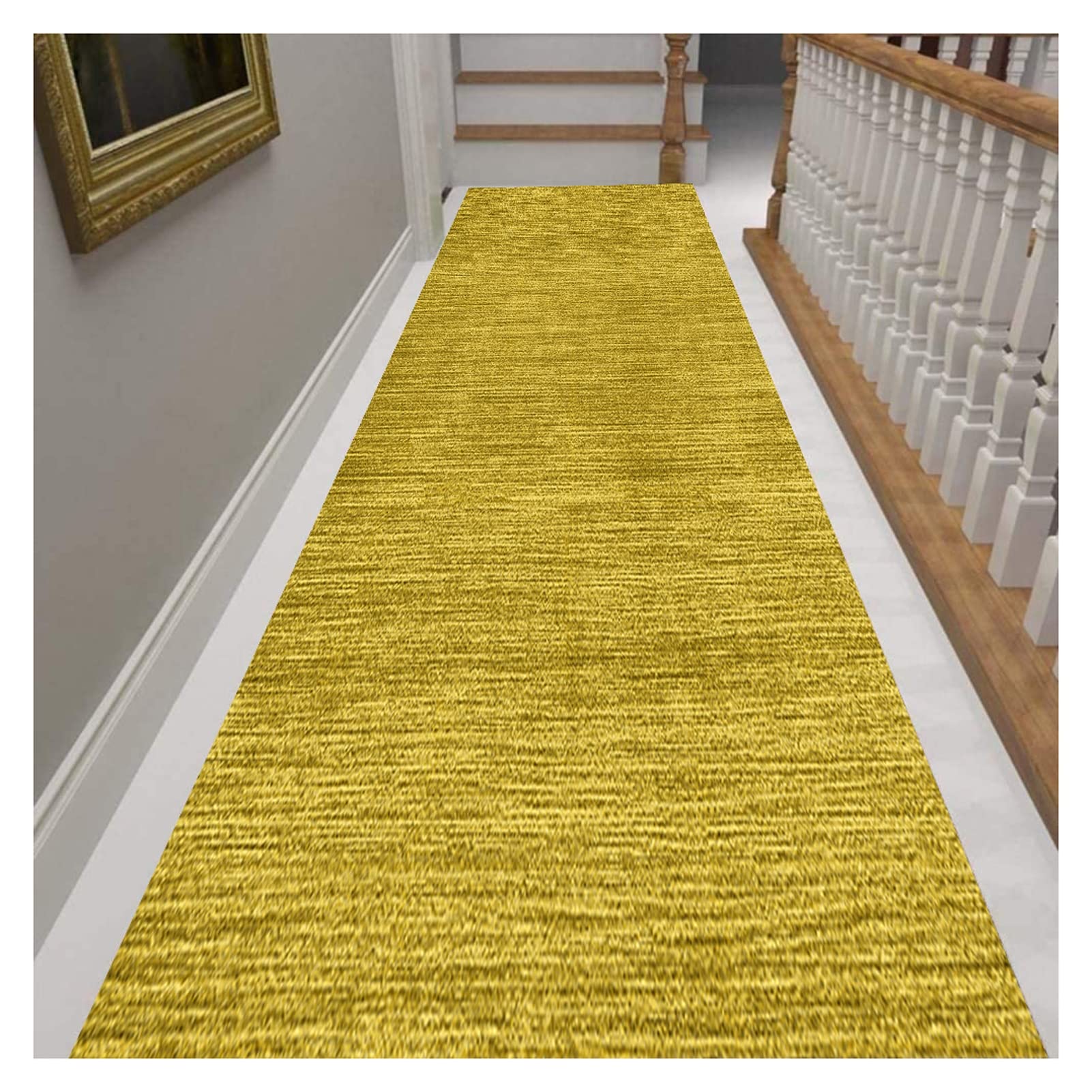 Tapis de sol antidérapant jaune 70x360 cm pour sécuriser la cuisine