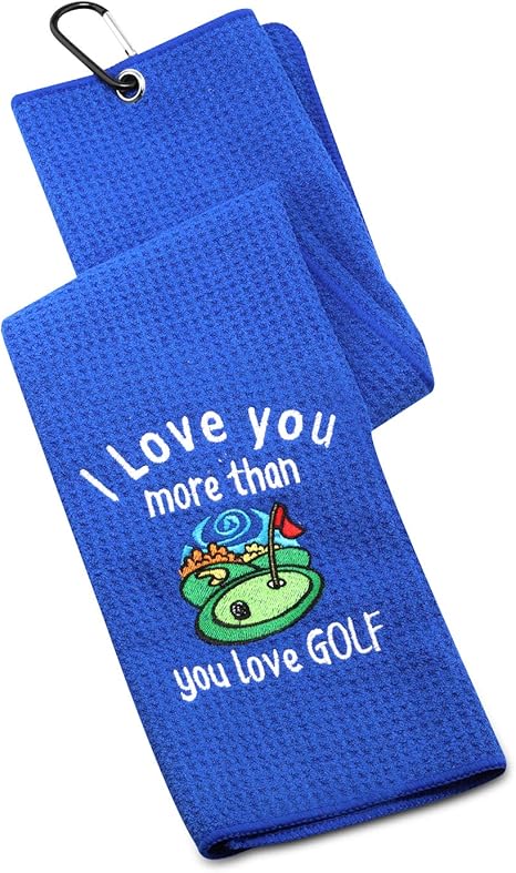 Review G2TUP Golf Gifts Golfing Towel for Boyfriend Husband I Love You More Than You Love Golf Fathers Day Dad Towel Gift Review G2TUP Golf Gifts Golfing Towel for Boyfriend Husband I Love You More Than You Love Golf Fathers Day Dad Towel Gift