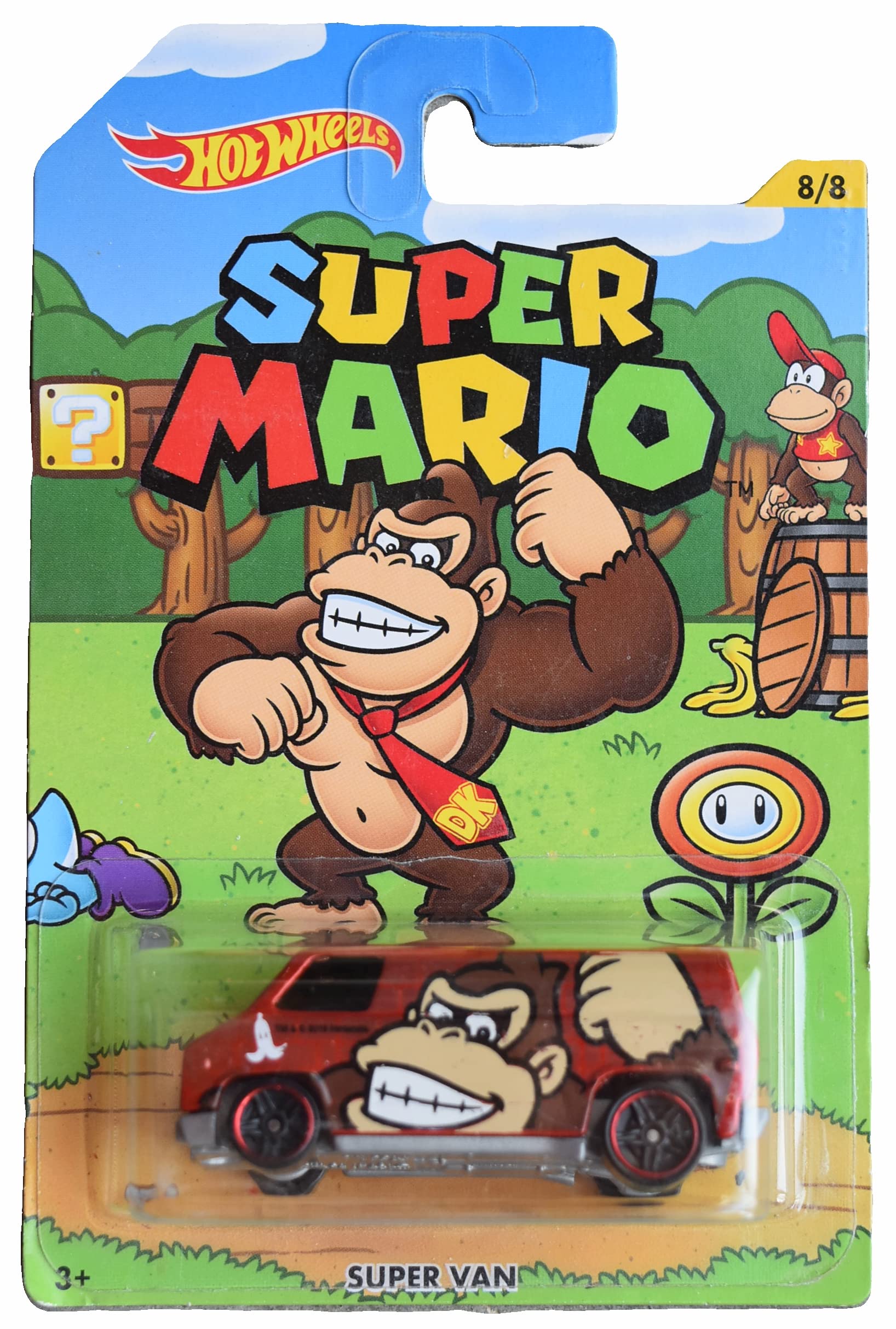 Hot Wheels スーパーマリオ ドンキーコング スーパーバン　マリオ Amazon.com: Hot Wheels Super Mario Character Cars - Donkey