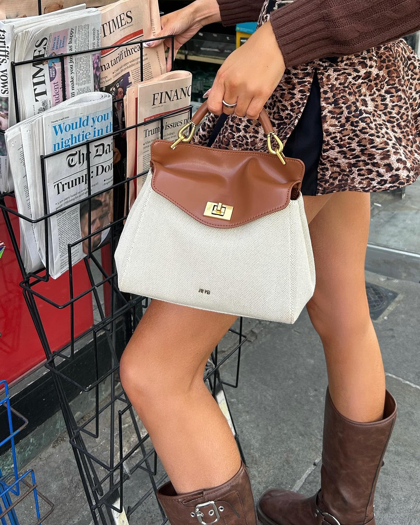 JW PEI Damen Lucia Klassische Top-Handtasche