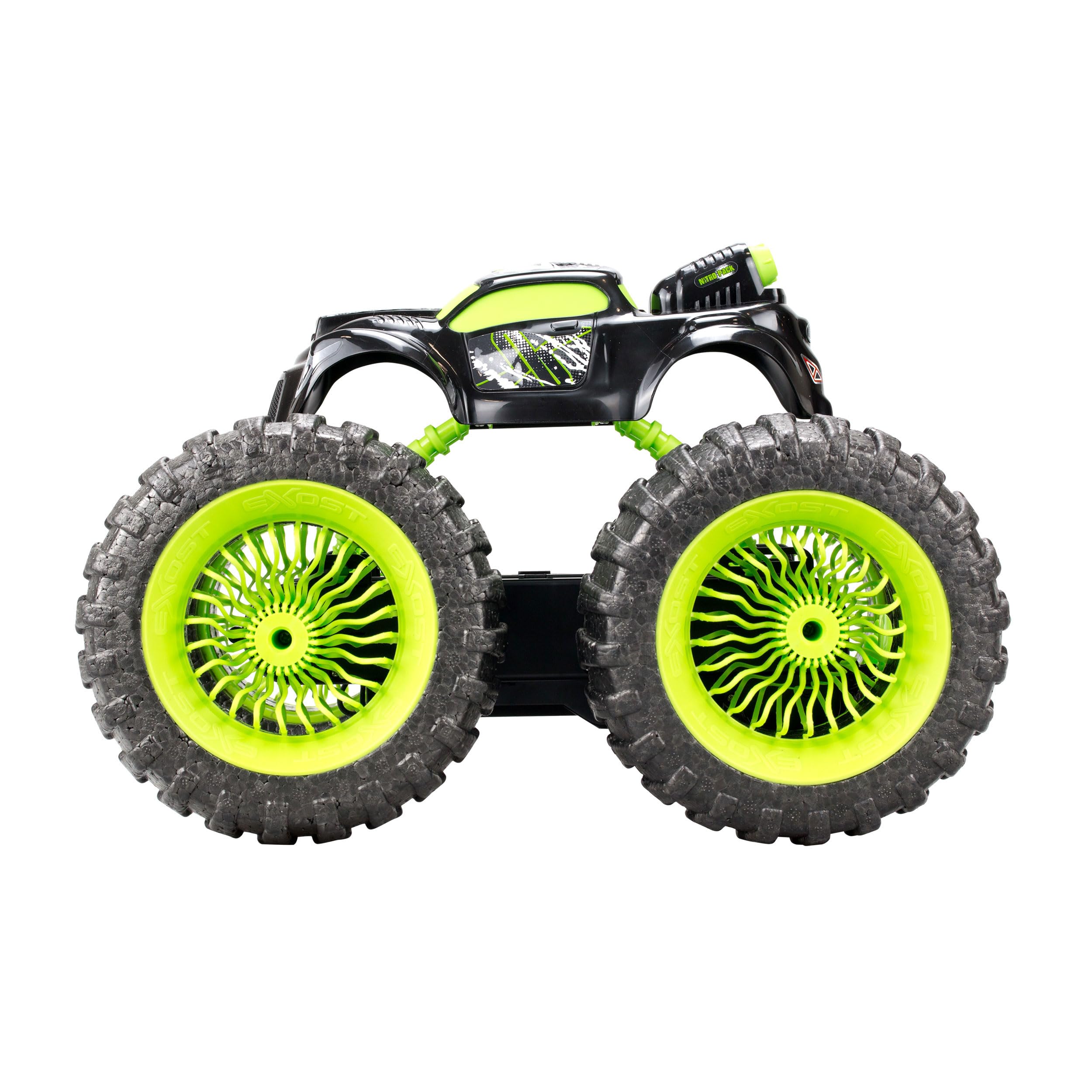 Exost Rhino Wave, 20285, zdalnie sterowany samochód, terenowy, opony XXL ze zintegrowanym zawieszeniem, rolka po wodzie, akumulator, zabawki dla dzieci, od 5 lat