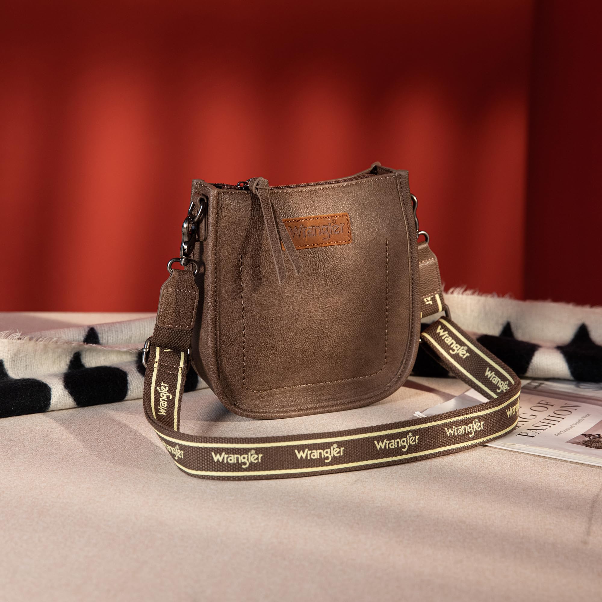 Wrangler - Pequeños bolsos cruzados para mujer, minibolsos de mano u hombro