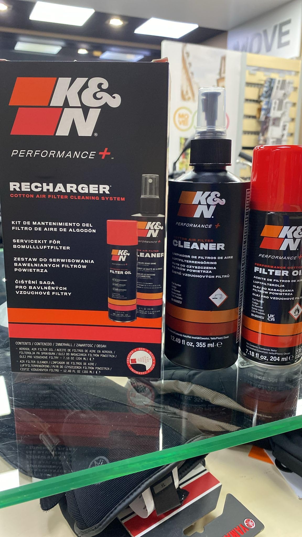 K&N 99-5000 Kit di Servizio per la Cura del Filtro Ricarica Aerosol
