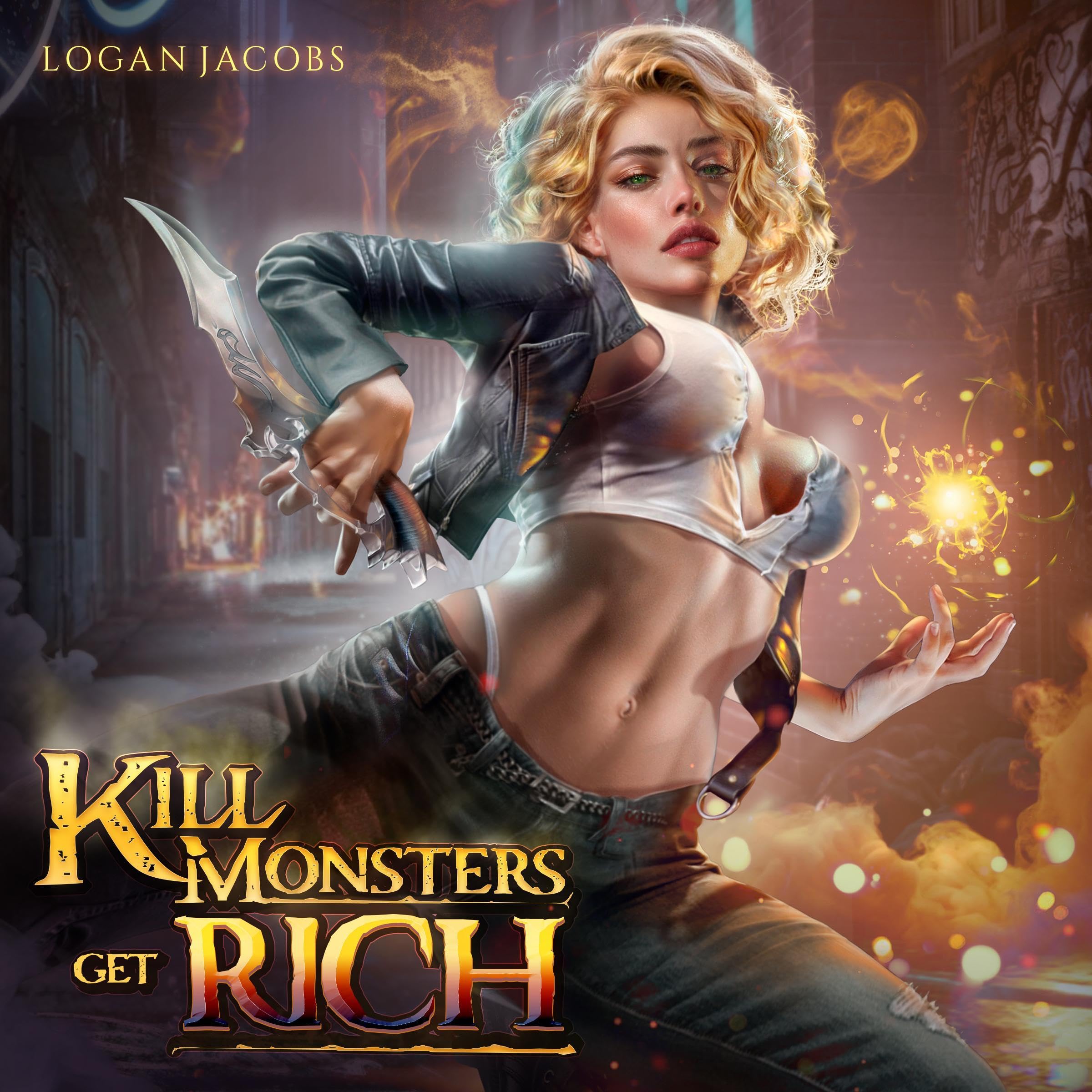 Cover art for Kill Monsters, Get Rich