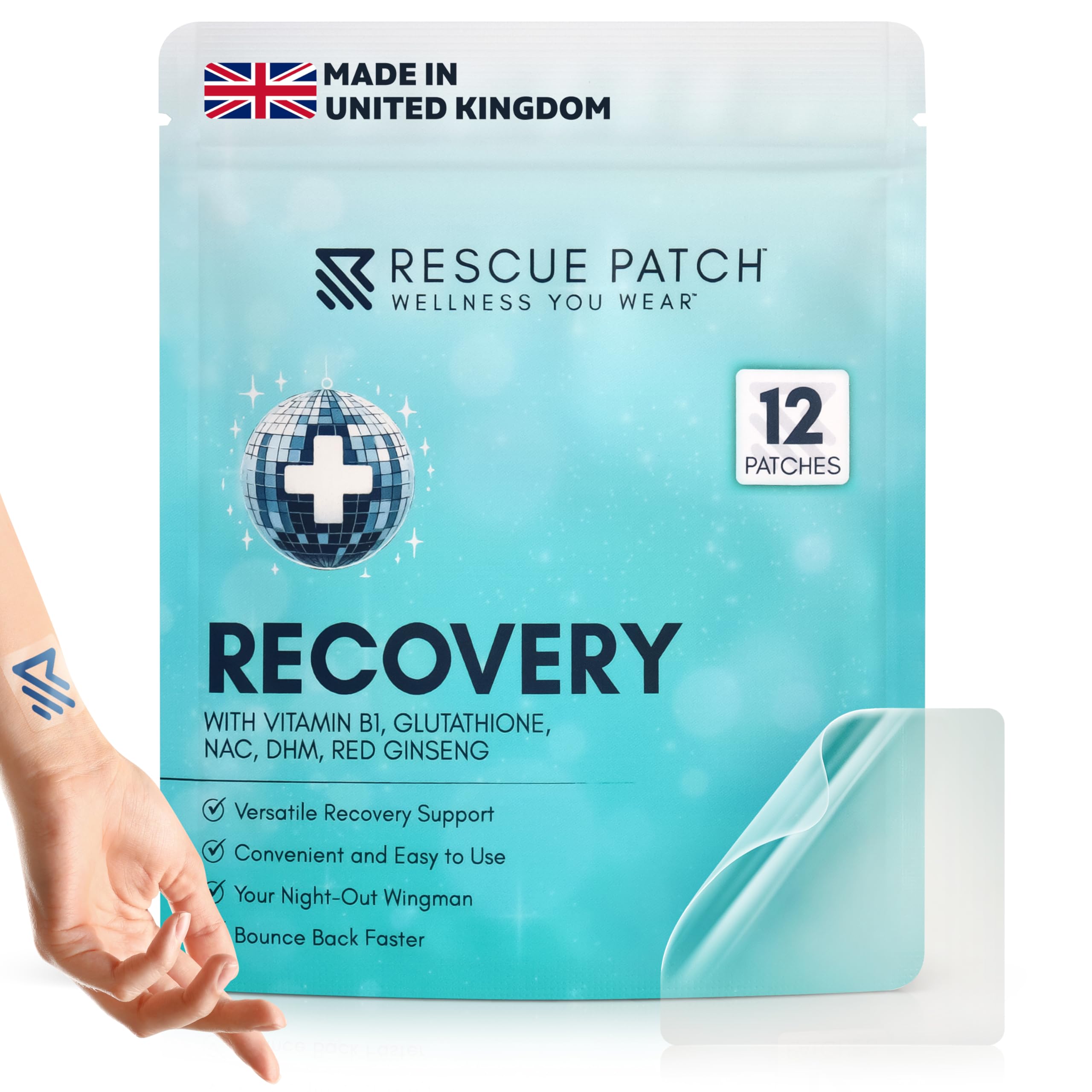 glutathione for covid recovery Amazon.com: Rescue Patch - Morning Vitality & Energy Patches - Day & Night  Party Relief Support with Wearable B1 & Glutathione for Travel, Festivals &  Weekend Essentials