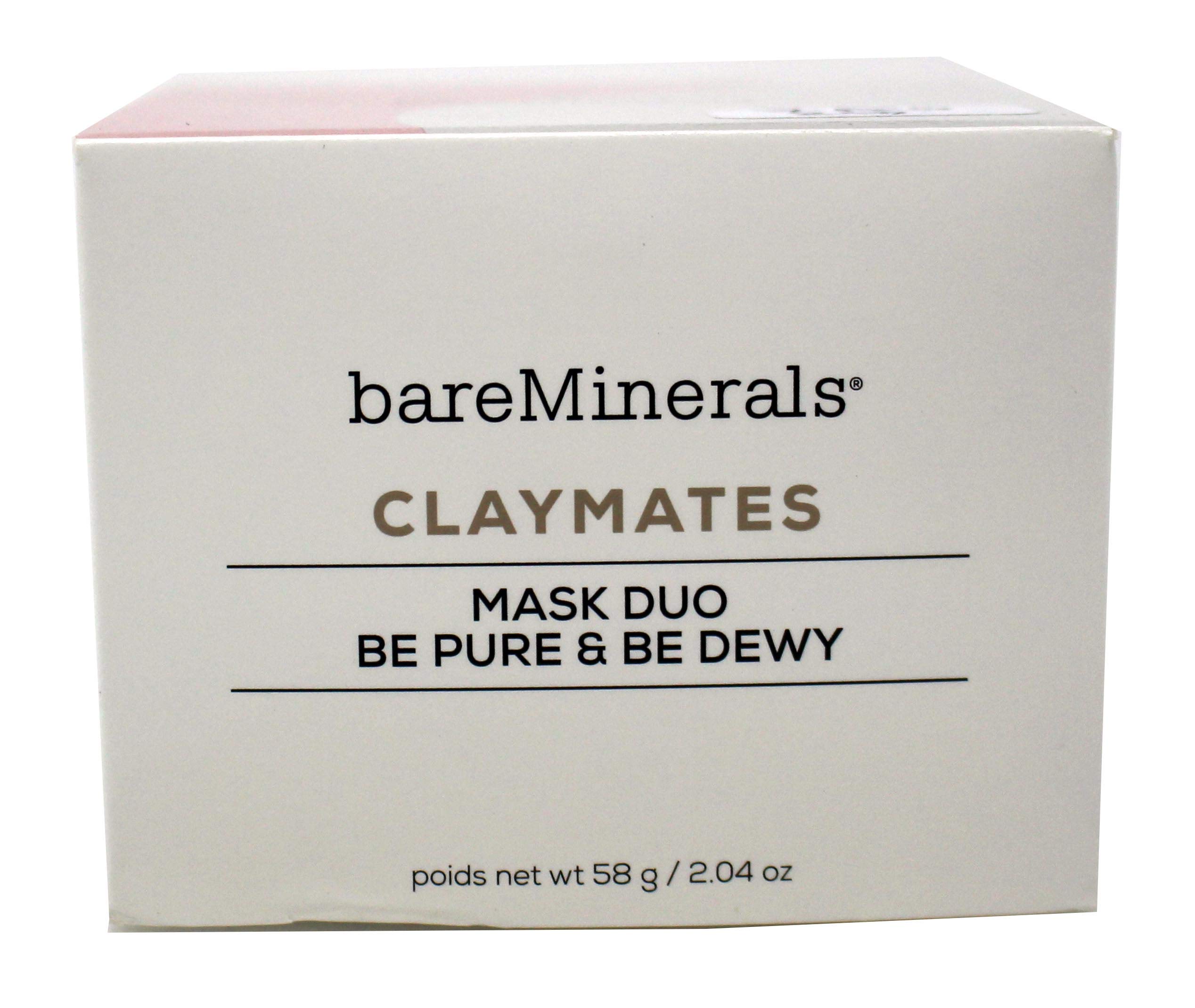 bareMinerals Claymates Be Pure & Be Dewy Mask Duo 2.04oz (58g)