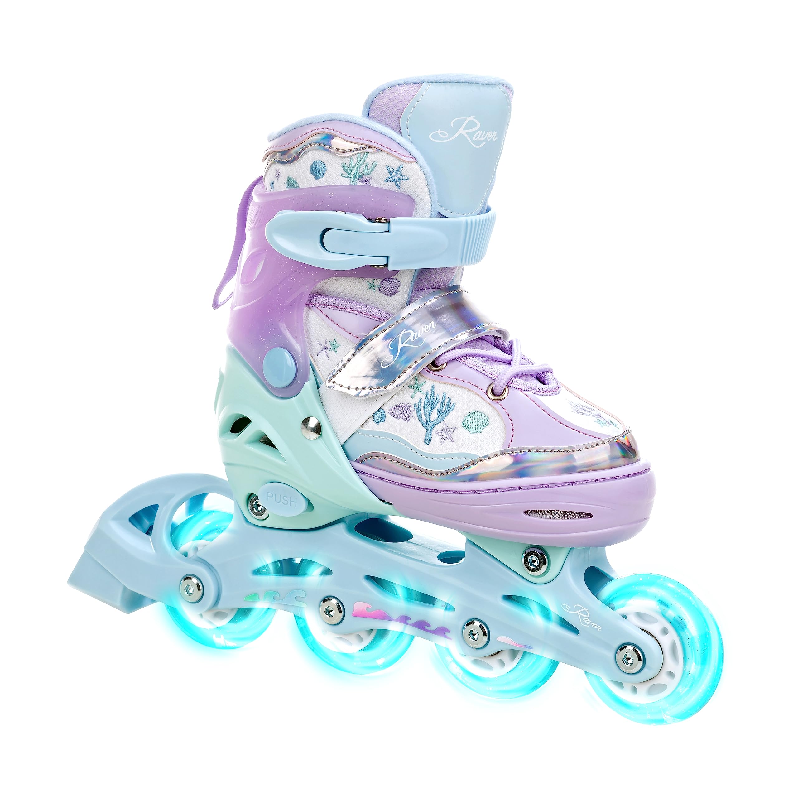 RAVEN Advance 2in1 Pattini da ghiaccio Pattini in linea Inline Skates per bambini e adulti regolabili