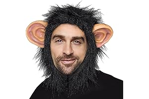 Half Face Monkey Dance Costume Head Mask