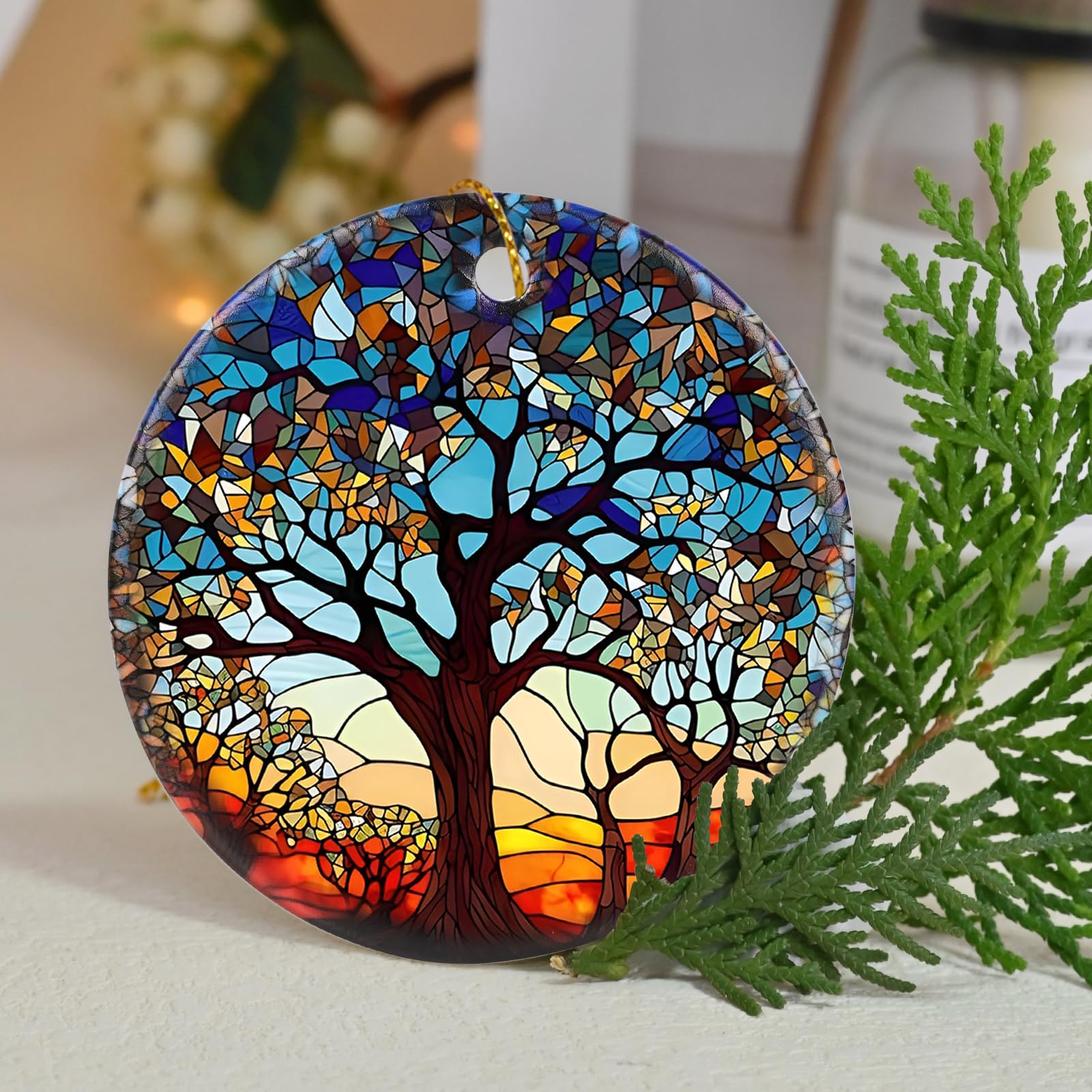 Dodosky Tree of Life Christmas Ornament - Hanging Keepsake Decor