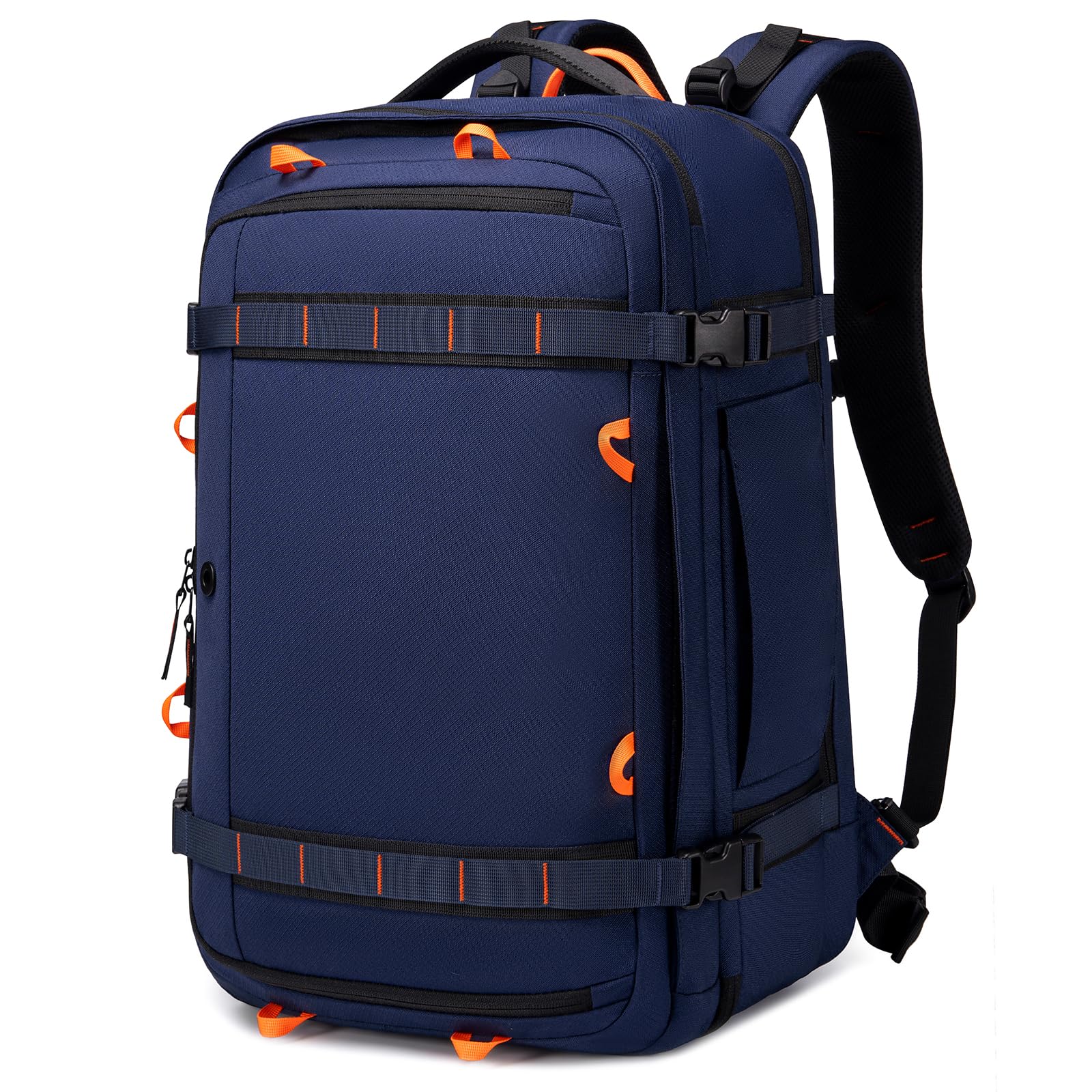 Fenree.geer Reiserucksack, Handgepäck Rucksack, Laptop Rucksack für 18.4 Zoll, Erweiterbar 49 L auf 59 L, Travel Backpack Damen & Herren für Flugreisen, Business, Weekender