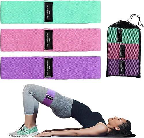 Bandas resistentes al botín bandas de ejercicio para mujeres bandas de resistencia para entrenamiento de fuerza de yoga para piernas y glúteos