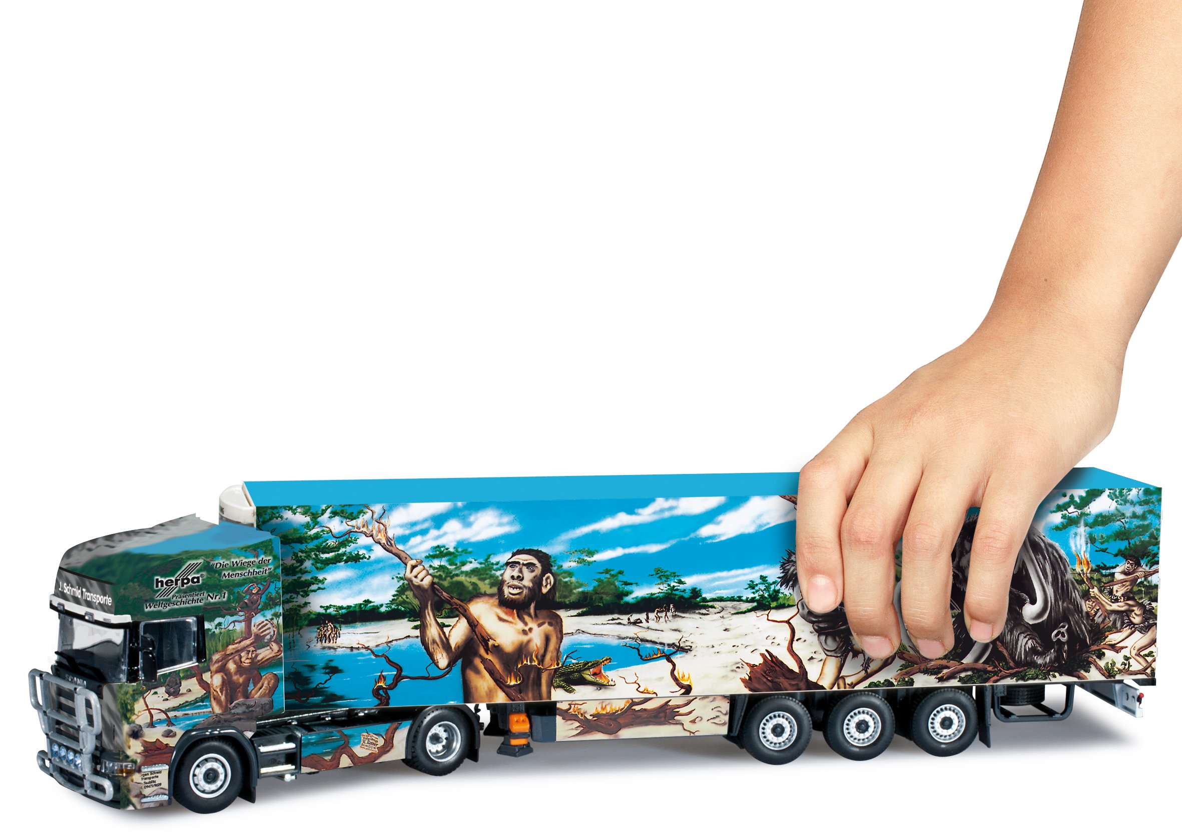 Amazon | ヘルパ 1/50 スカニア 164 TL 冷蔵ボックスセミトレーラー