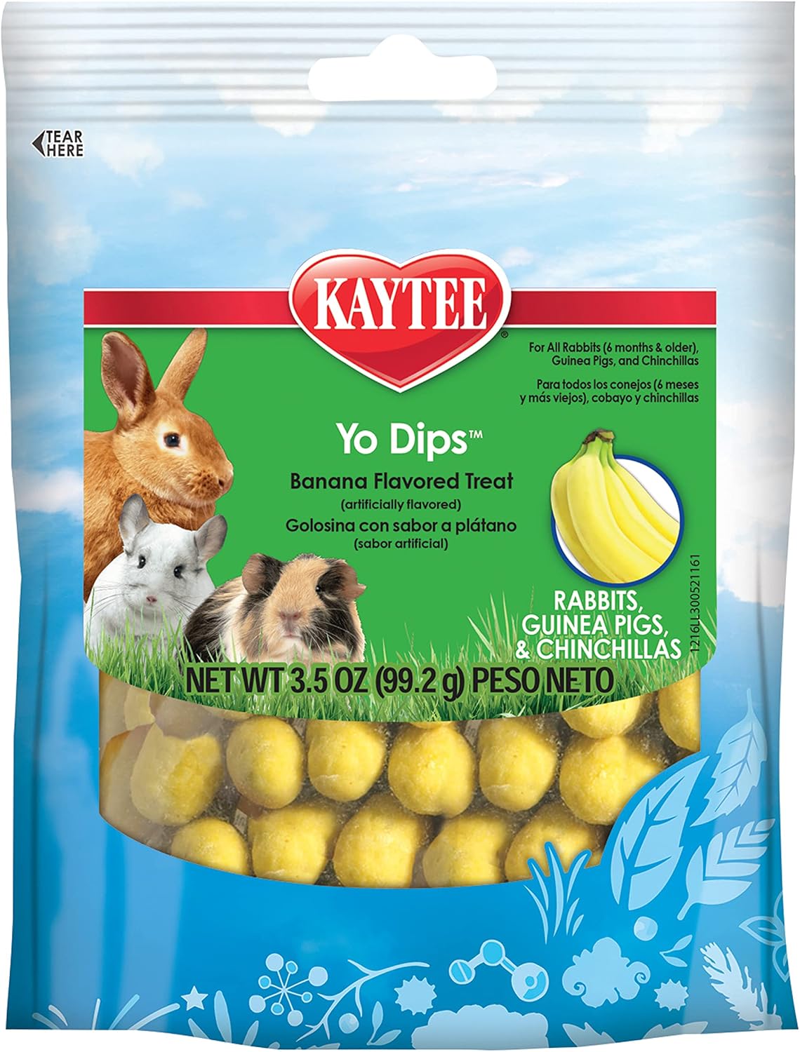 Kaytee Banana Flvor Yogurt Dipped Treat For Rabbit, Guinea Pig And Chinchilla, 3.5 Oz.