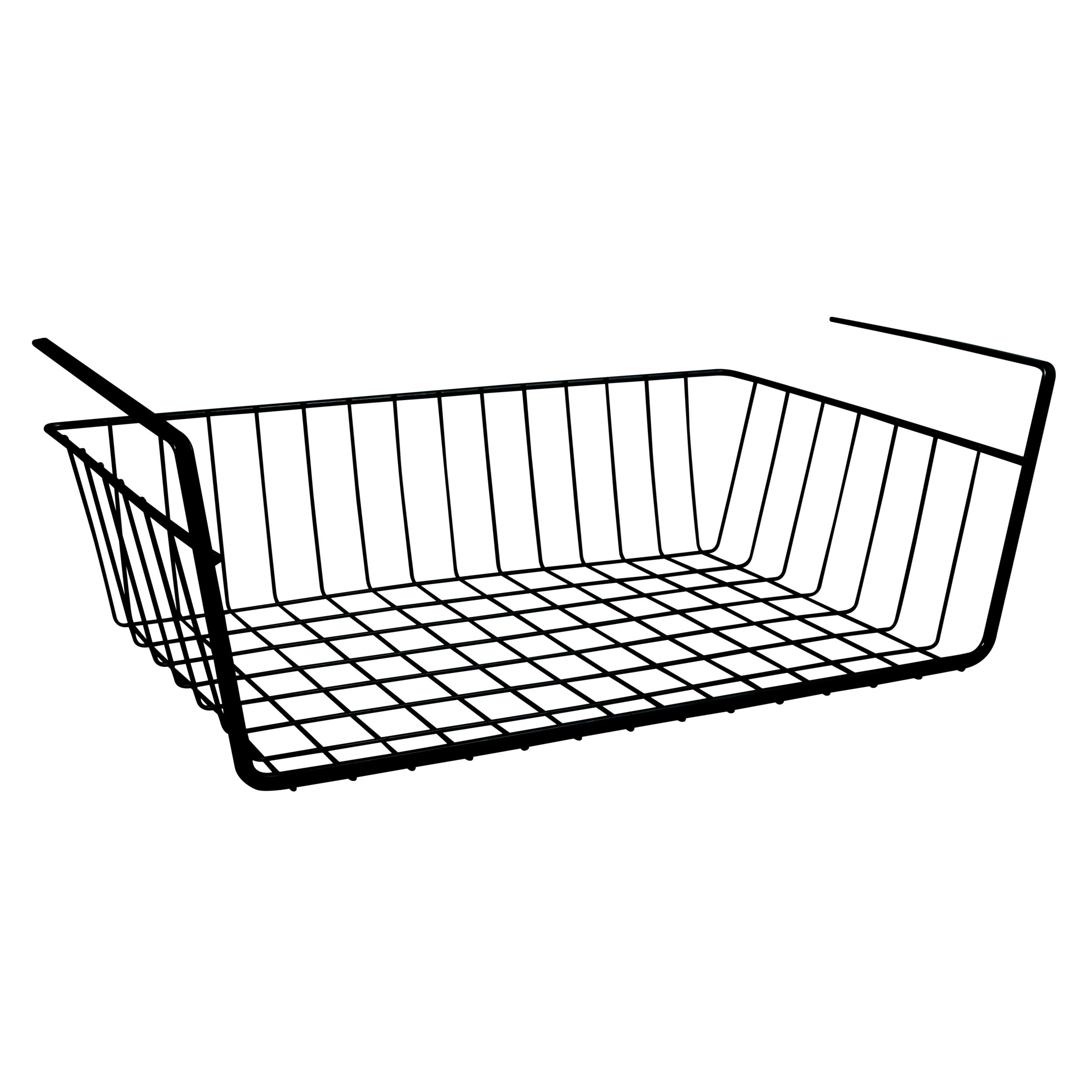 MSV Storage Basket, 5 x 10 cm, Black, 37 x 25 x 10 cm