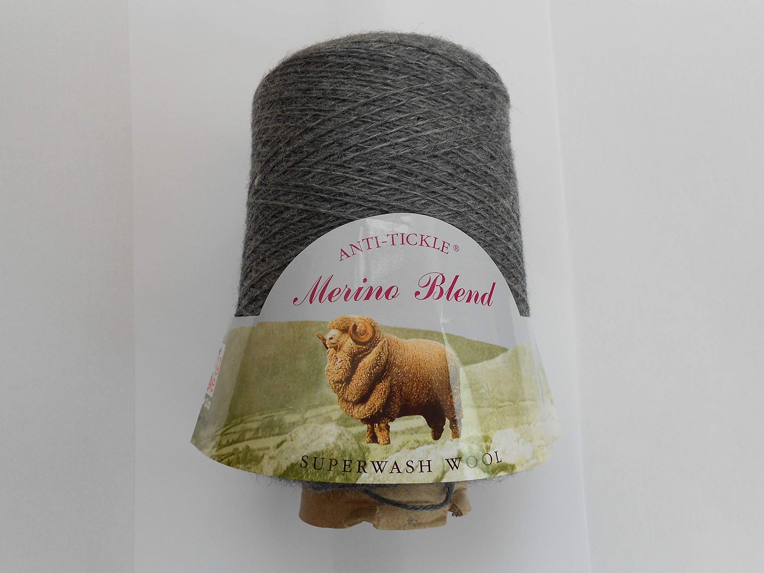 King Cole Mieszanka Merino Anti-Tickle 100% wełna superwash 4-warstwowy stożek 500 g (Clerical Grey 49) Y
