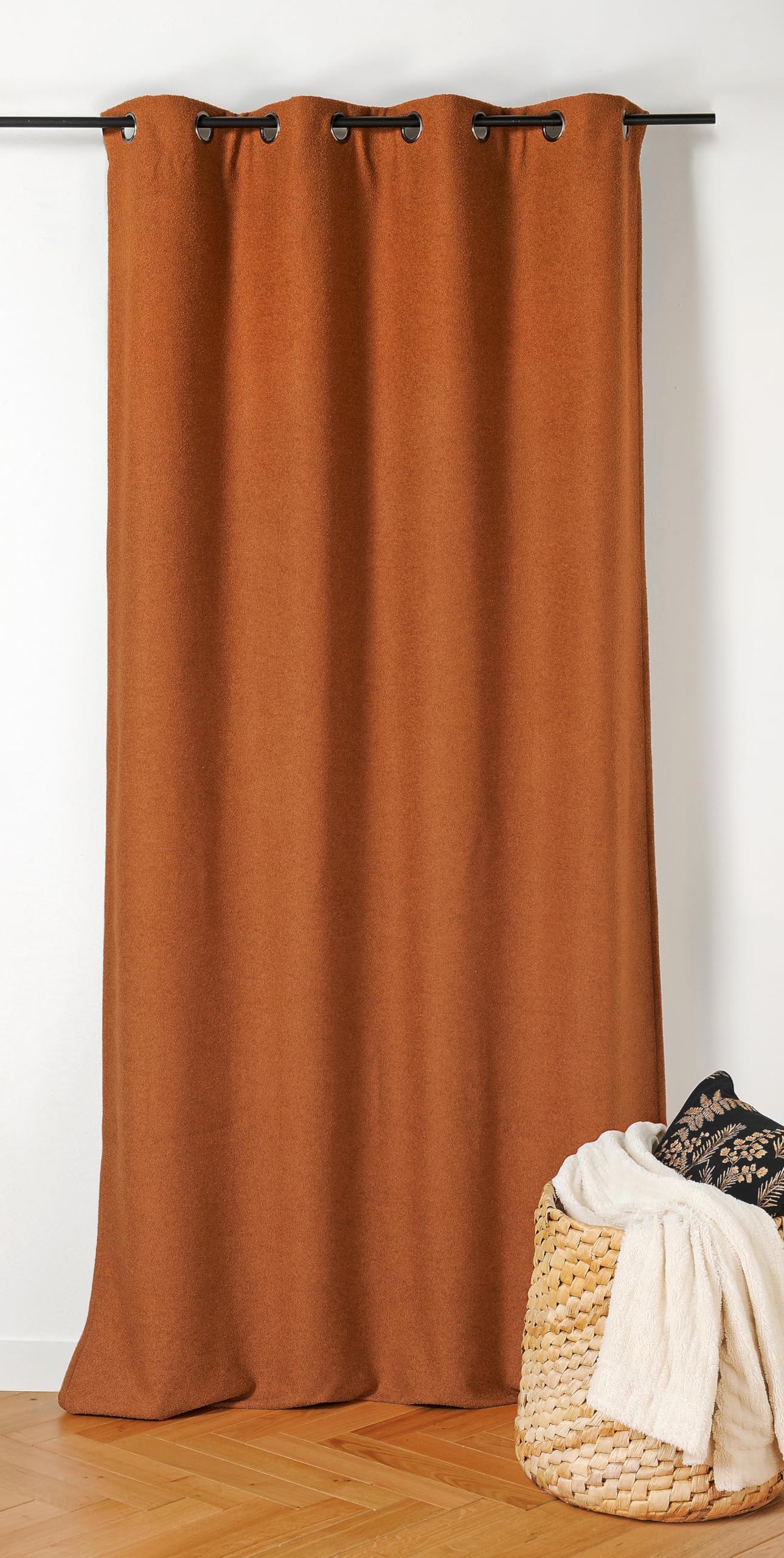 Linder Inuit TOMETTE Curtain with Eyelets Gun Barrel 140 x 260 cm