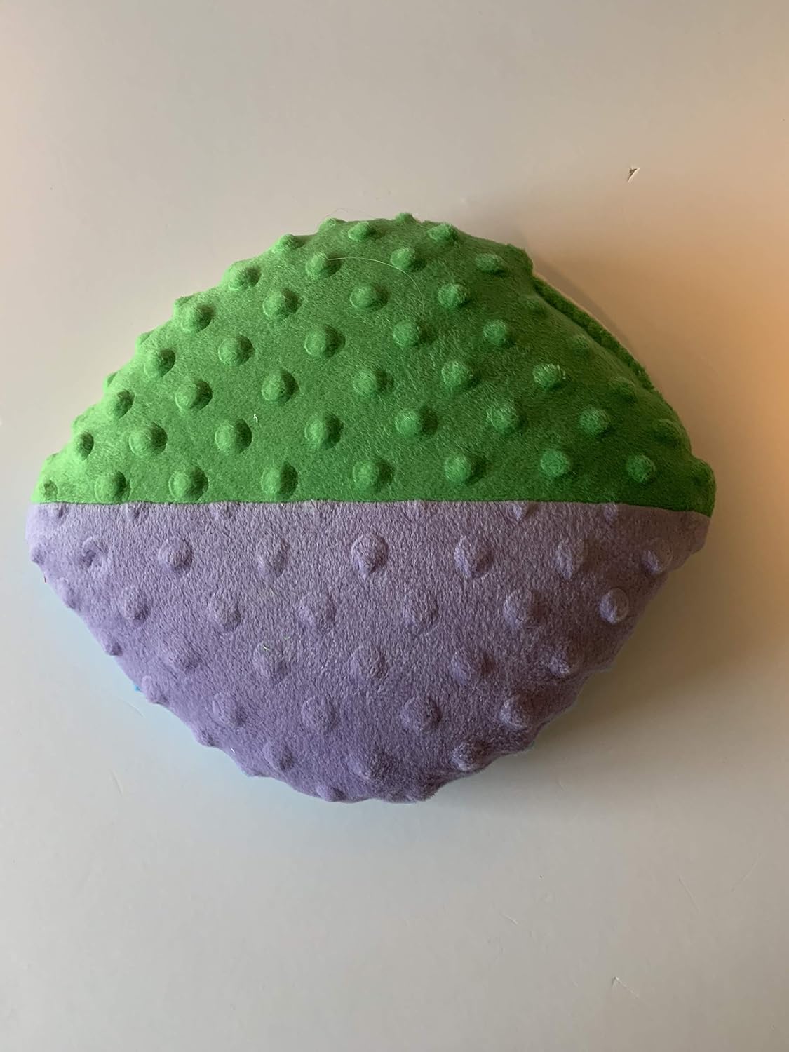 Aunt Sandy's Sewing Weighted Fidget pad, 2 lbs, Weighted Carry Ball, Weighted Bean Bag, Worry pet, Washable Plush Buddy