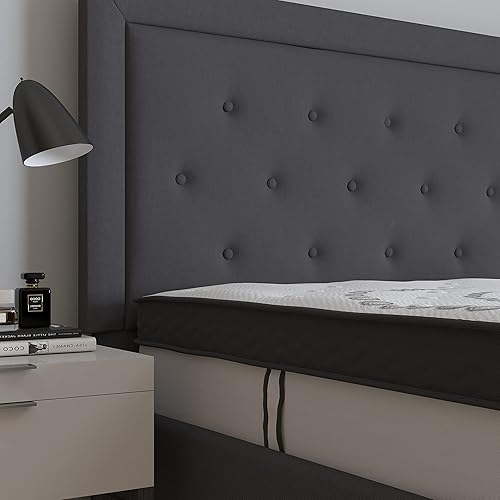 Miniatura 7 de Merrick Lane Luna - Colchón híbrido de tamaño matrimonial de 10 pulgadas con certificación CertiPUR-US de espuma y resortes ensanchados en una caja