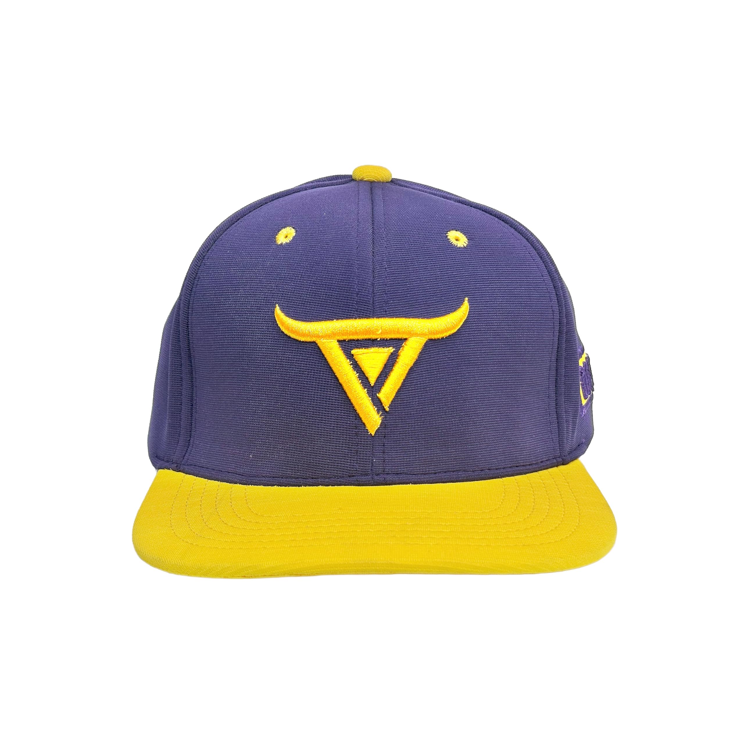 One Player Unisex Snapback Flat Cap – Yellow & Purple Flat Brim Hat, Adjustable Baseball Cap for Men & Women, Hip Hop Streetwear Style-picture-17