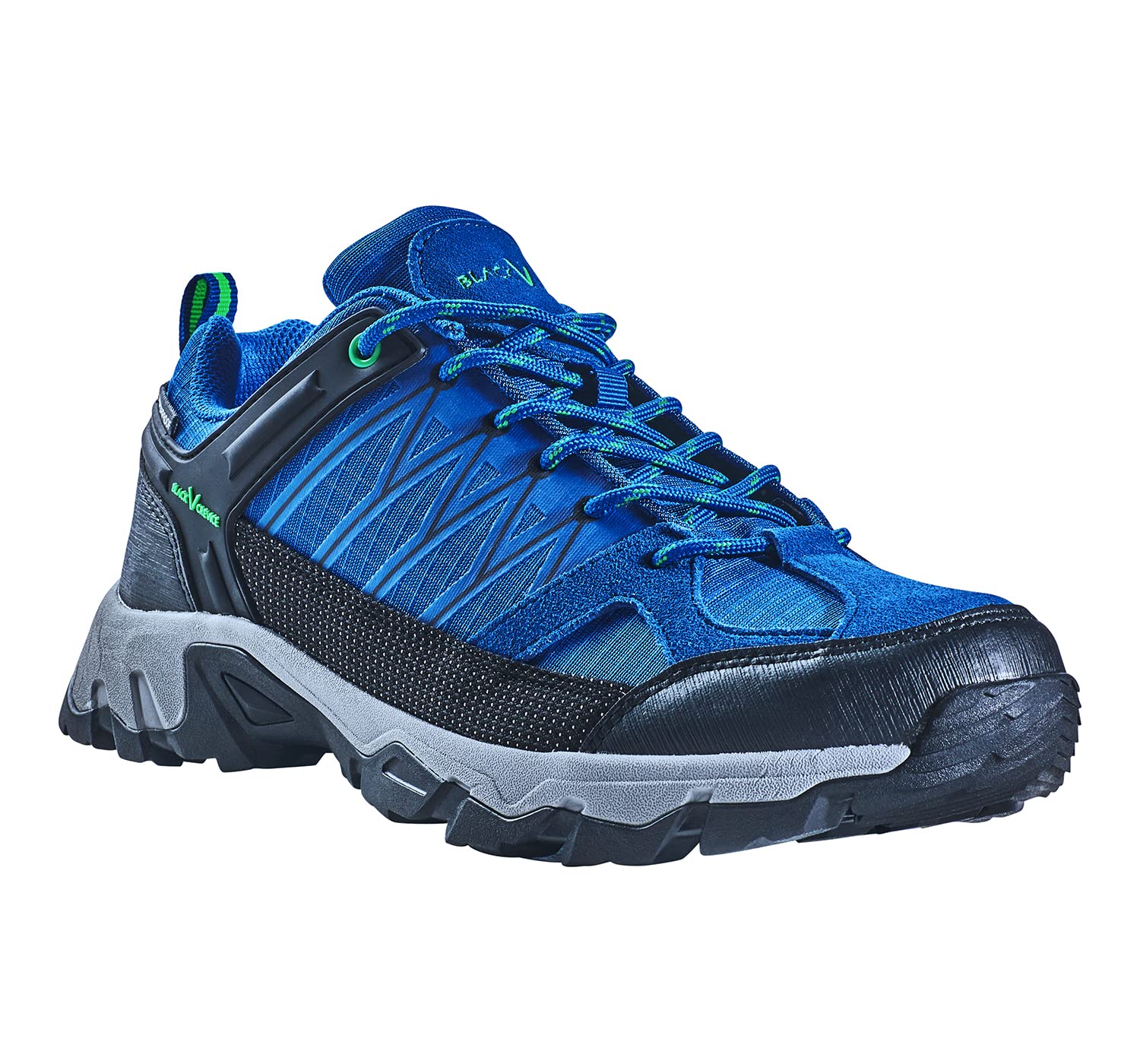 Black Crevice Men's Trekking Shoe Mountaineering Boot, Blue Green, 8 UK