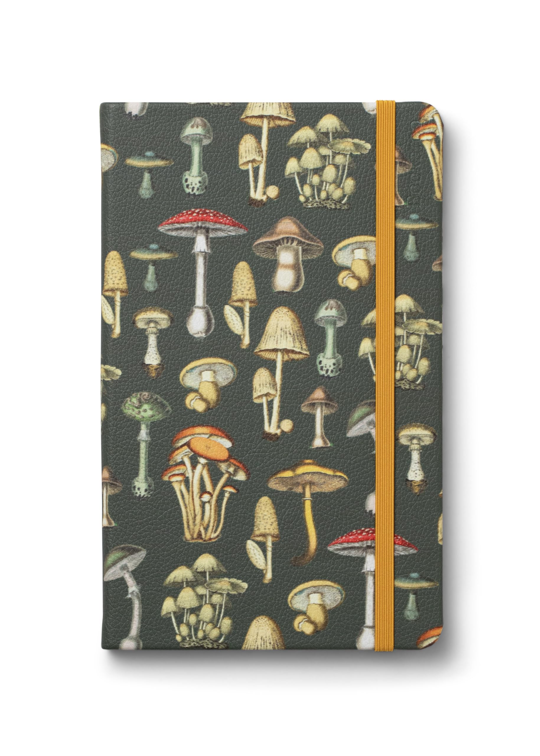 IF Bookaroo Notebook A5 Journal - Botanical Mushroom, 192 Pages, Faux leather