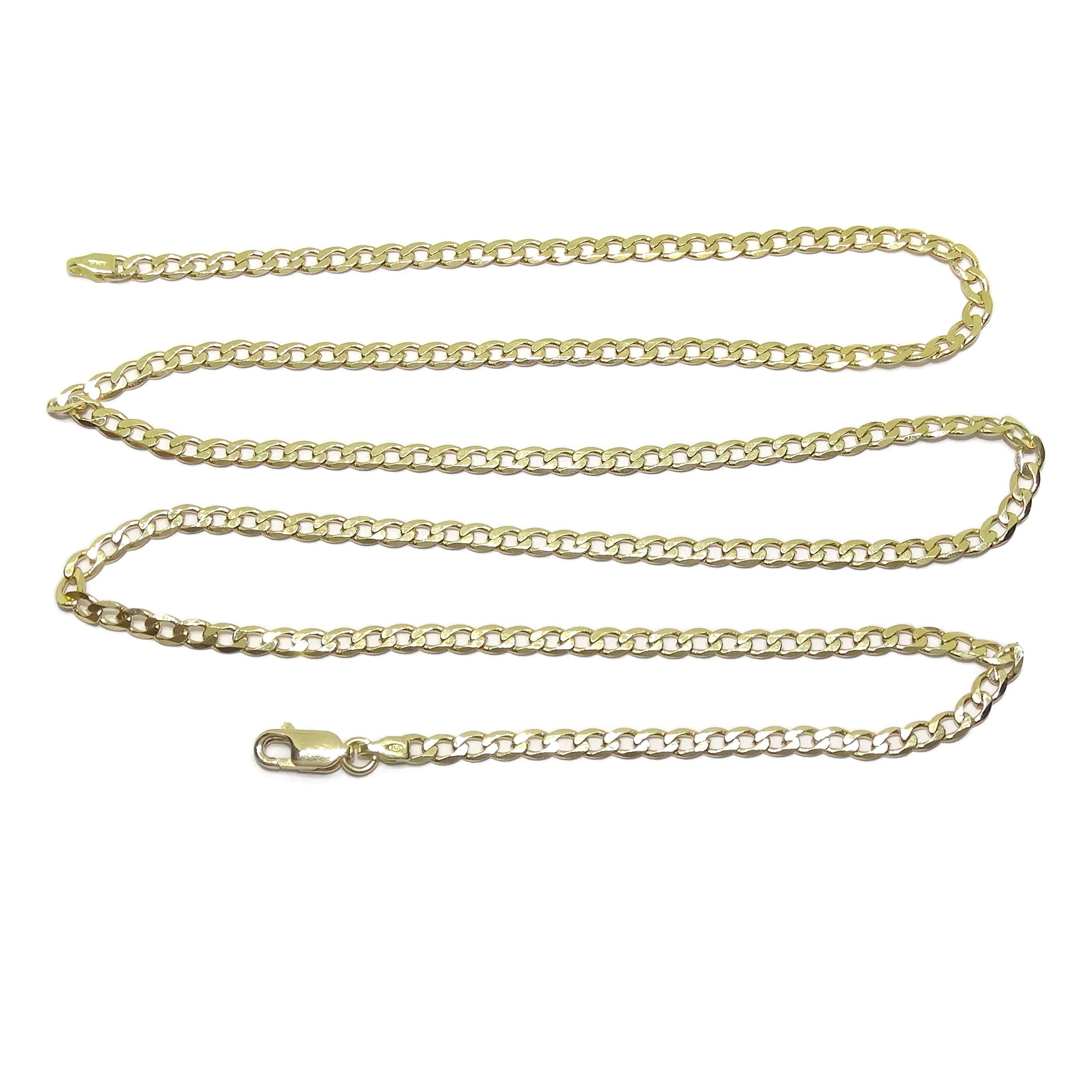 Łańcuszek męski z 18k złota dla mężczyzn | klasyczny naszyjnik 60cm | klasyczna biżuteria | 11.10g żółte złoto | męski dodatek do mody imprezowej | dzień ojca prezent rocznicowy | prezent na emeryturę |