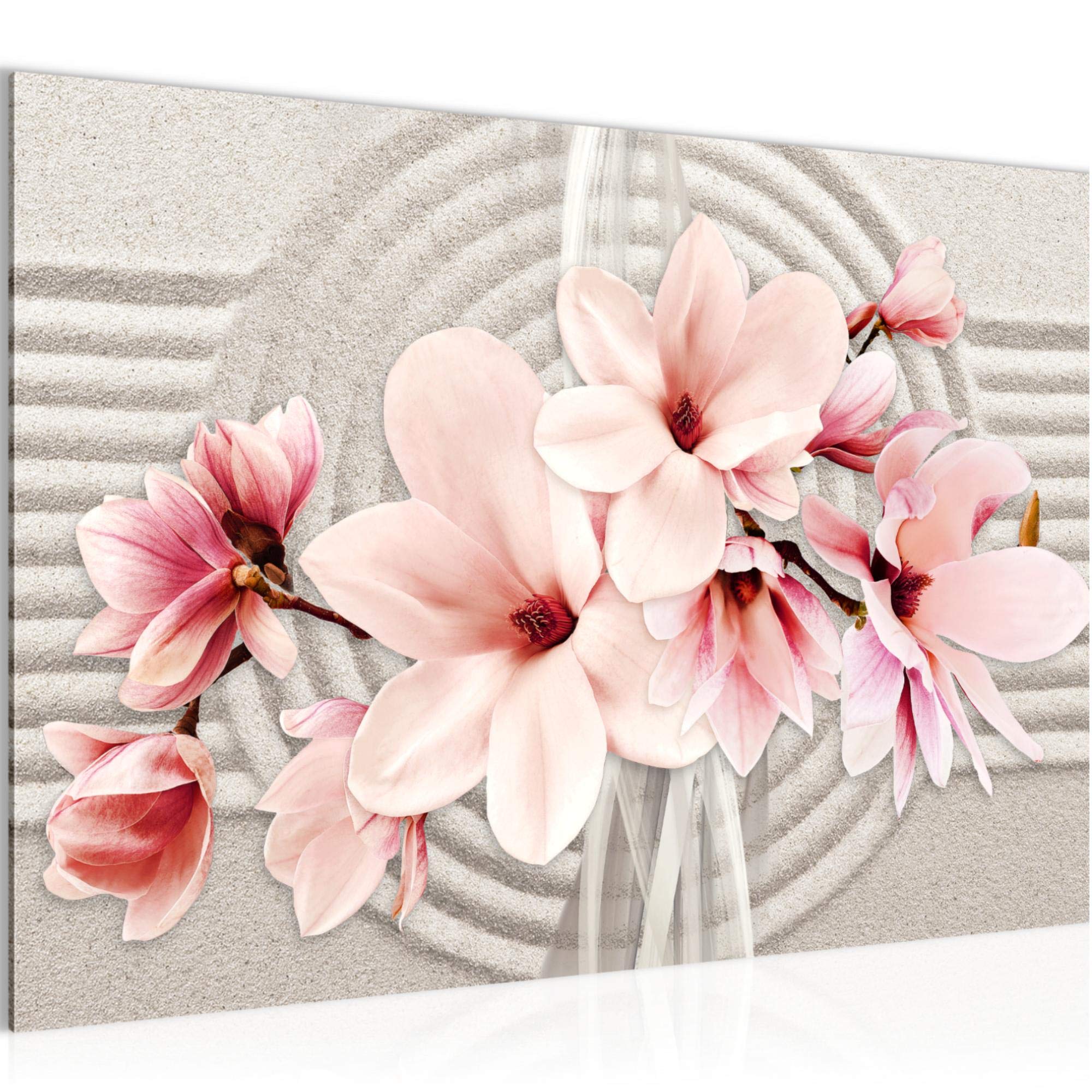 Runa Art Quadro Su Tela Magnolia 60x40 Cm – Stampa Floreale Per Parete, Pronta Da Appendere, Made In Germany - 4