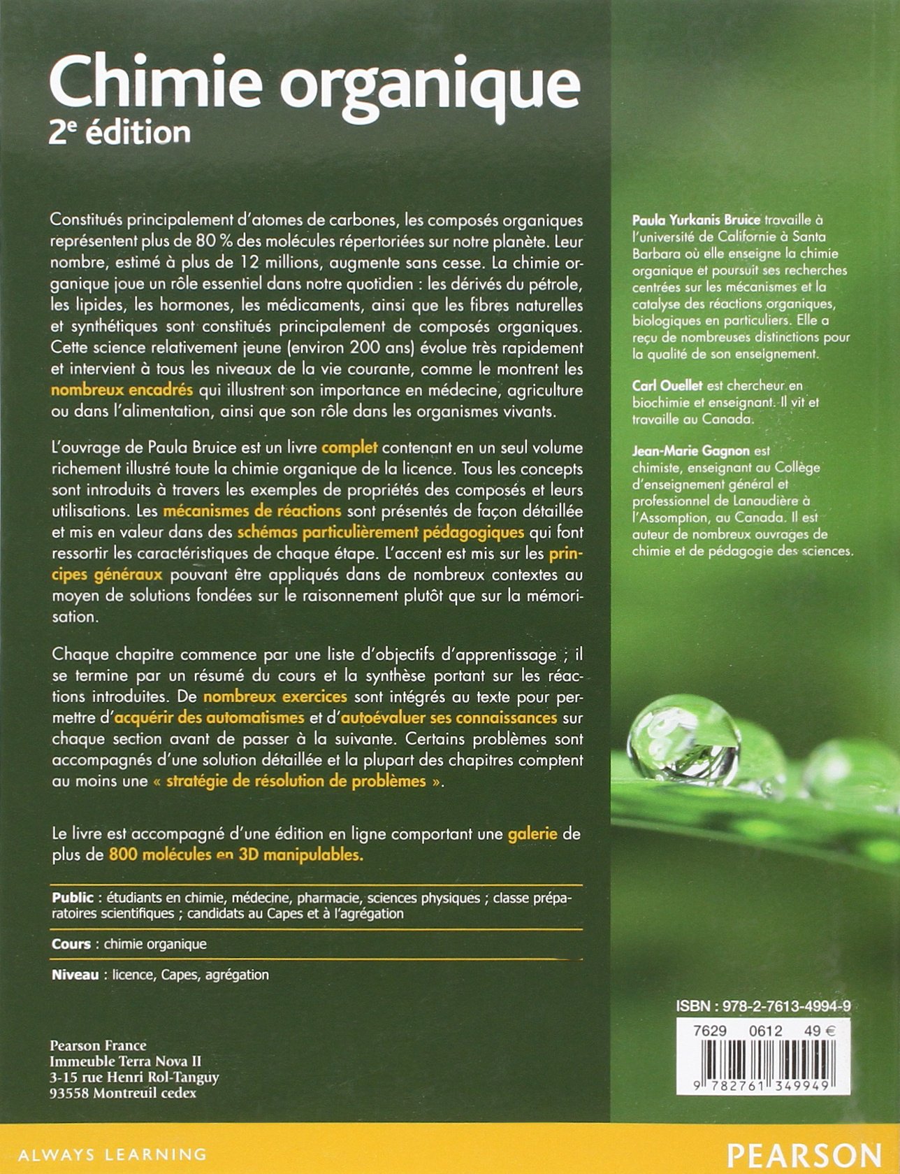 Chimie organique - 2e édition: Manuel + version numérique 2 ans