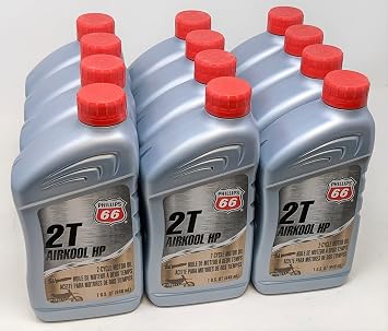 1073908 Case of 12 Airkool HP 2-Cycle Motor Oil Quarts