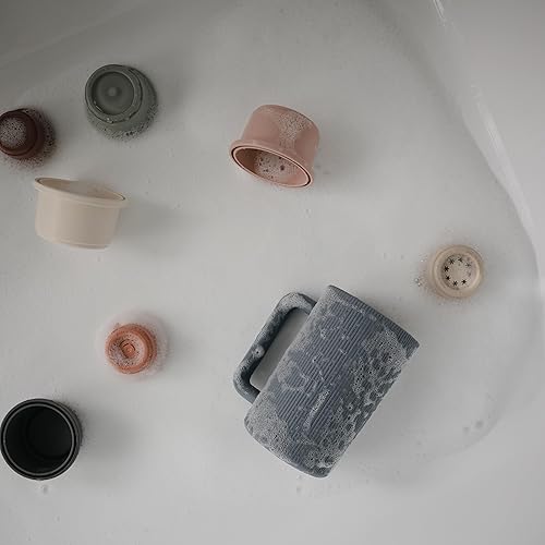 Miniatura 5 de mushie Taza de enjuague de baño para bebé  100% silicona de grado alimenticio  Taza de enjuague para champú y lavado corporal para niños (Sage)